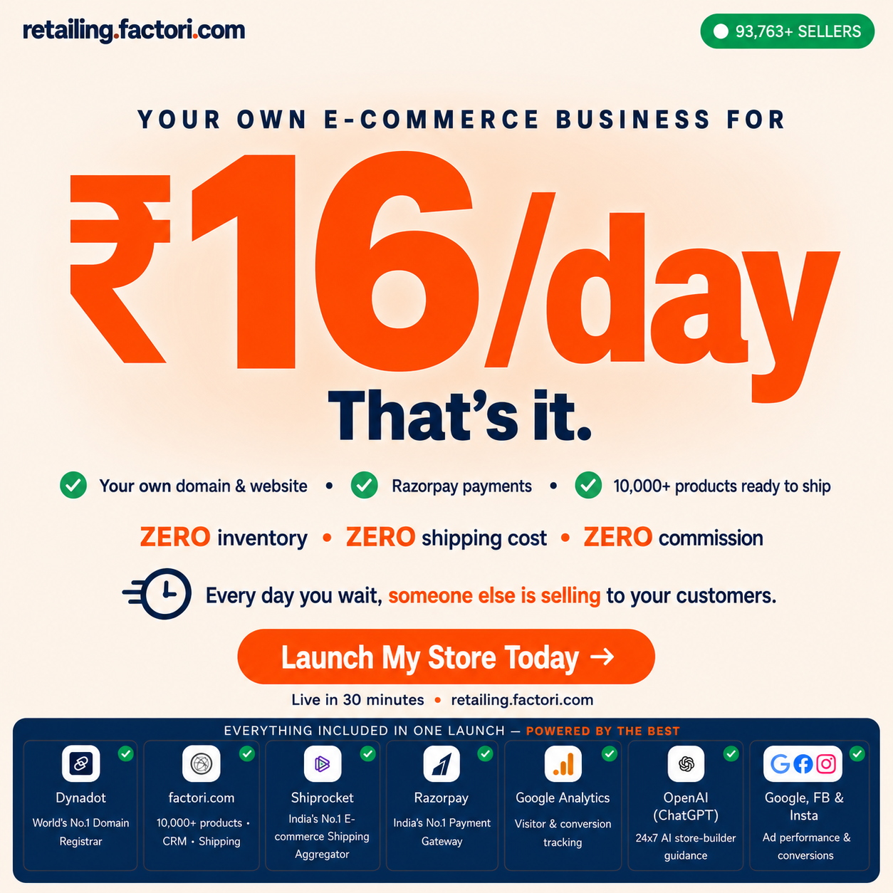 Factori.com Facebook ad
