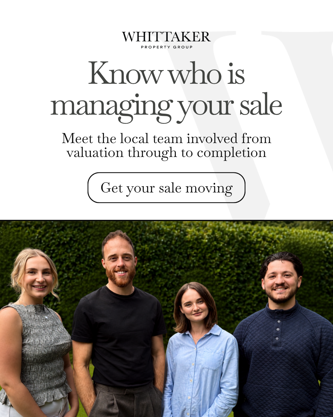 Whittaker Property Group Facebook ad: Get your sale moving