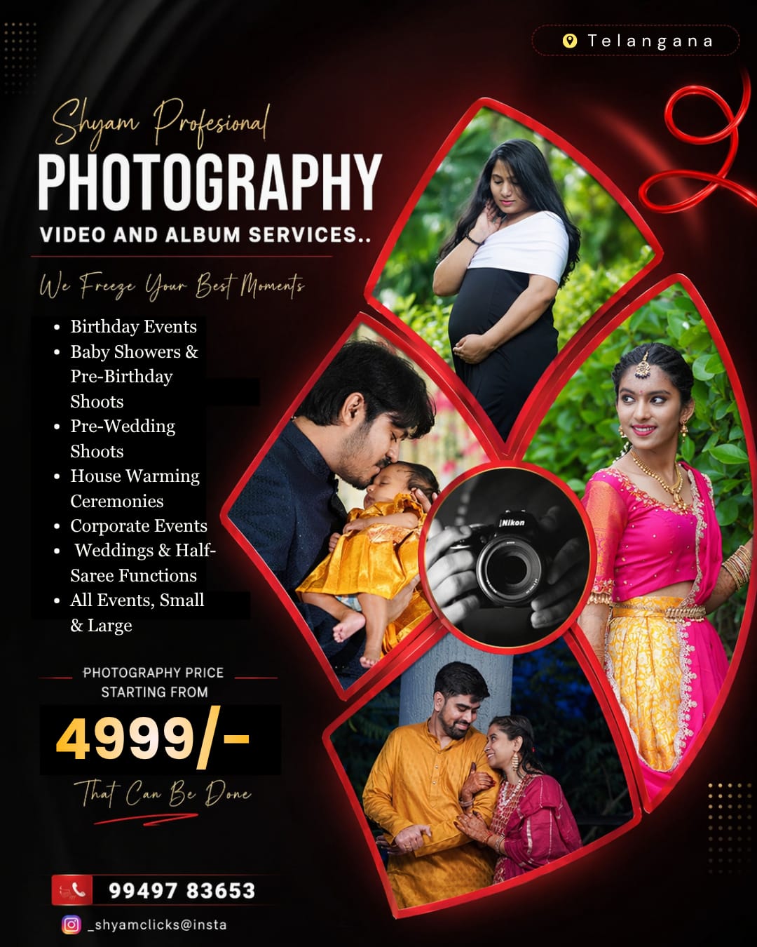 Shyamphotography Facebook ad from May 15, 2026