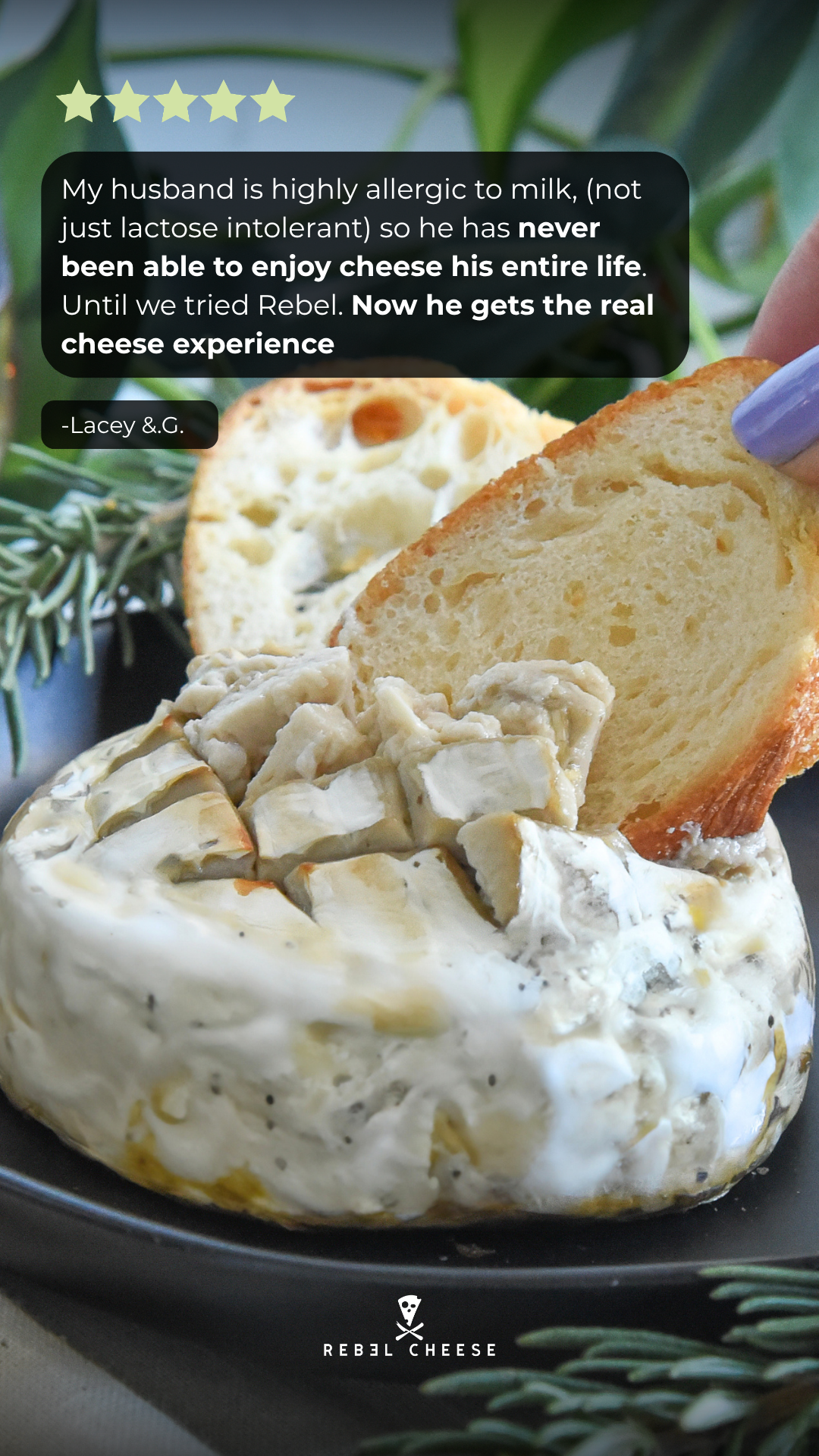 Rebel Cheese Facebook ad