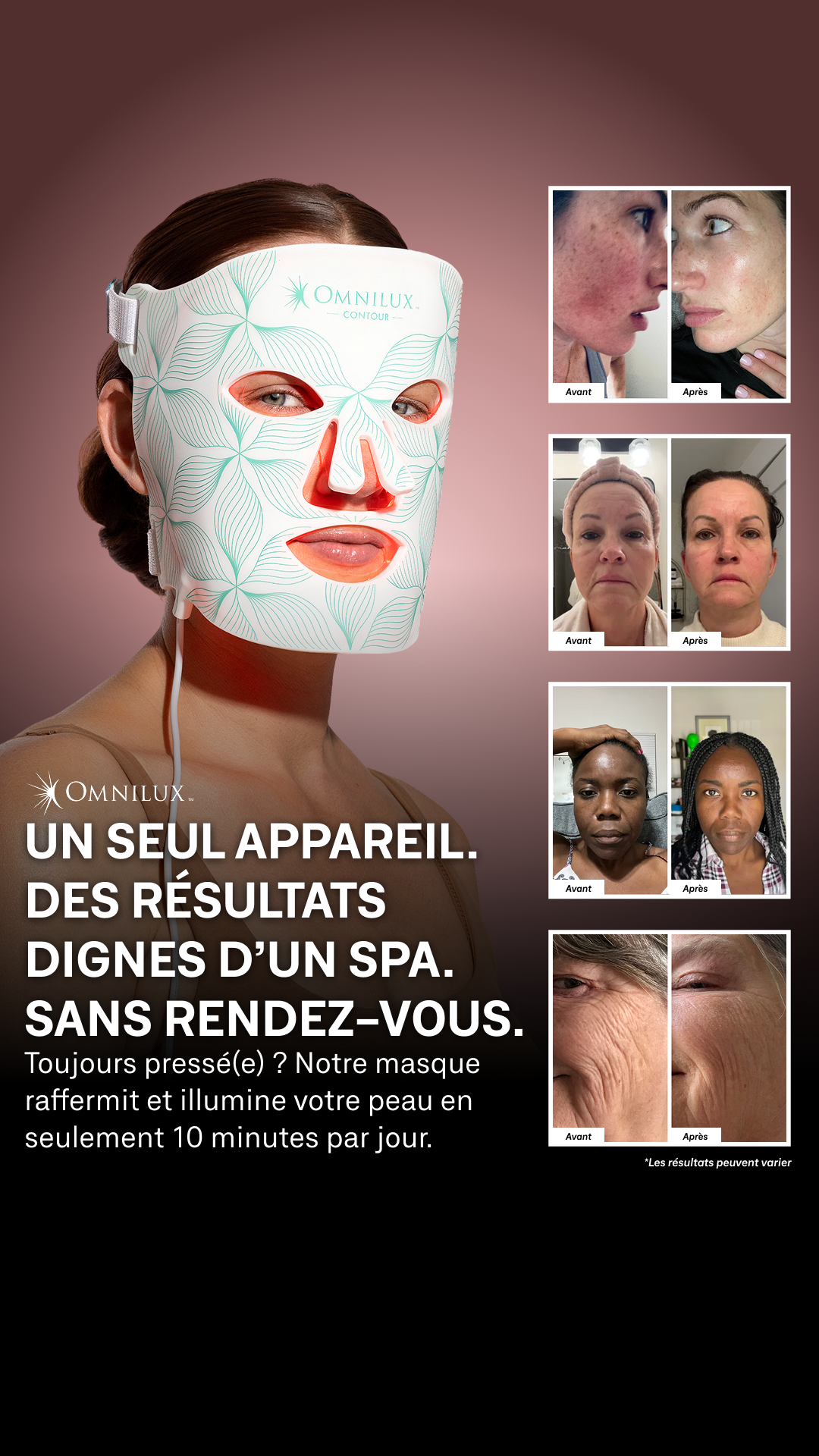 Omnilux Facebook ad