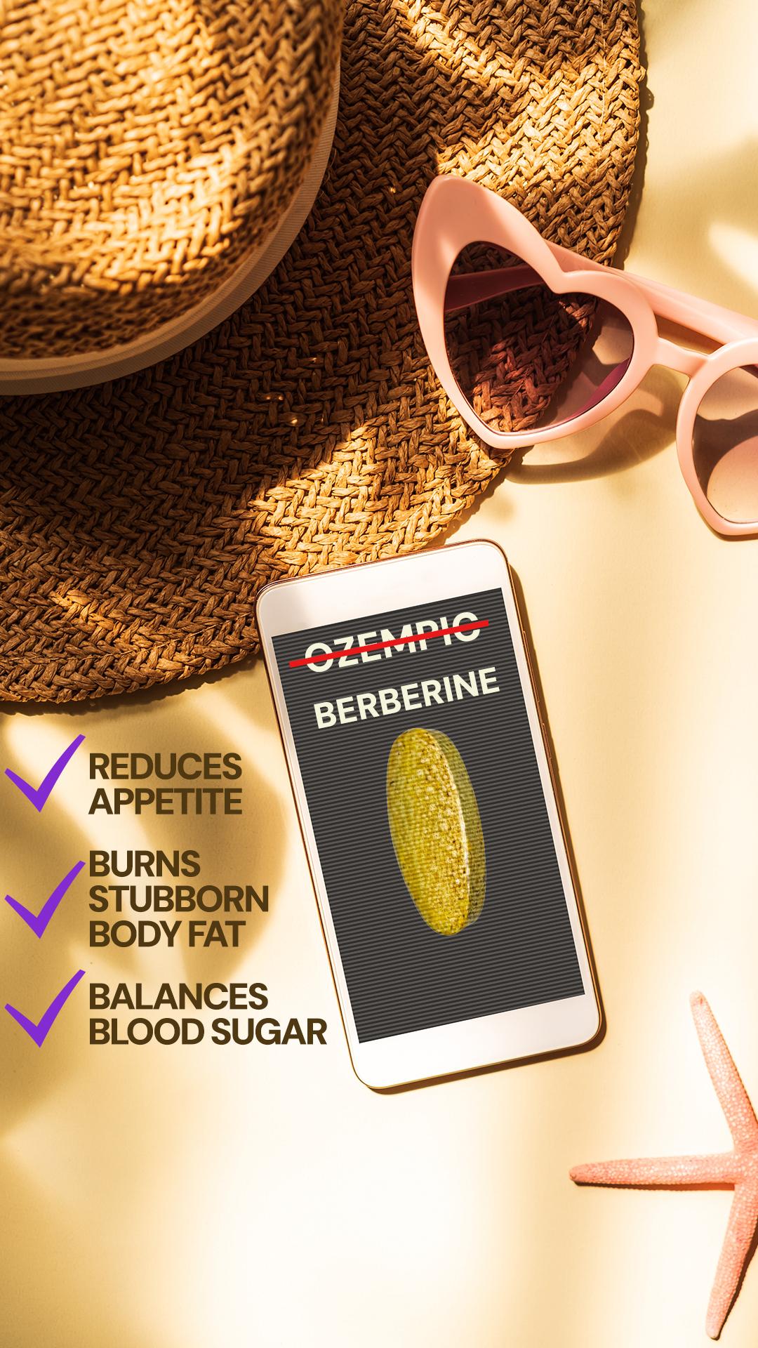 GlucoGold Advanced Facebook ad: Manage Blood Sugar, Control Hunger & Reduce Body Fat