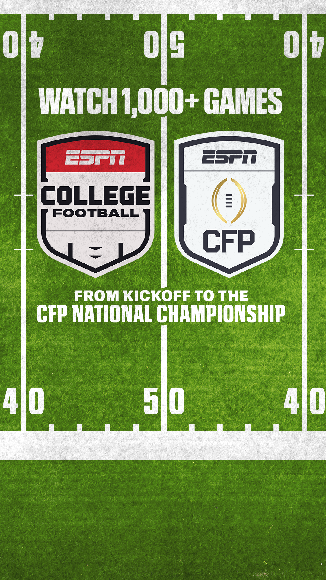 College Football on ESPN Facebook ad