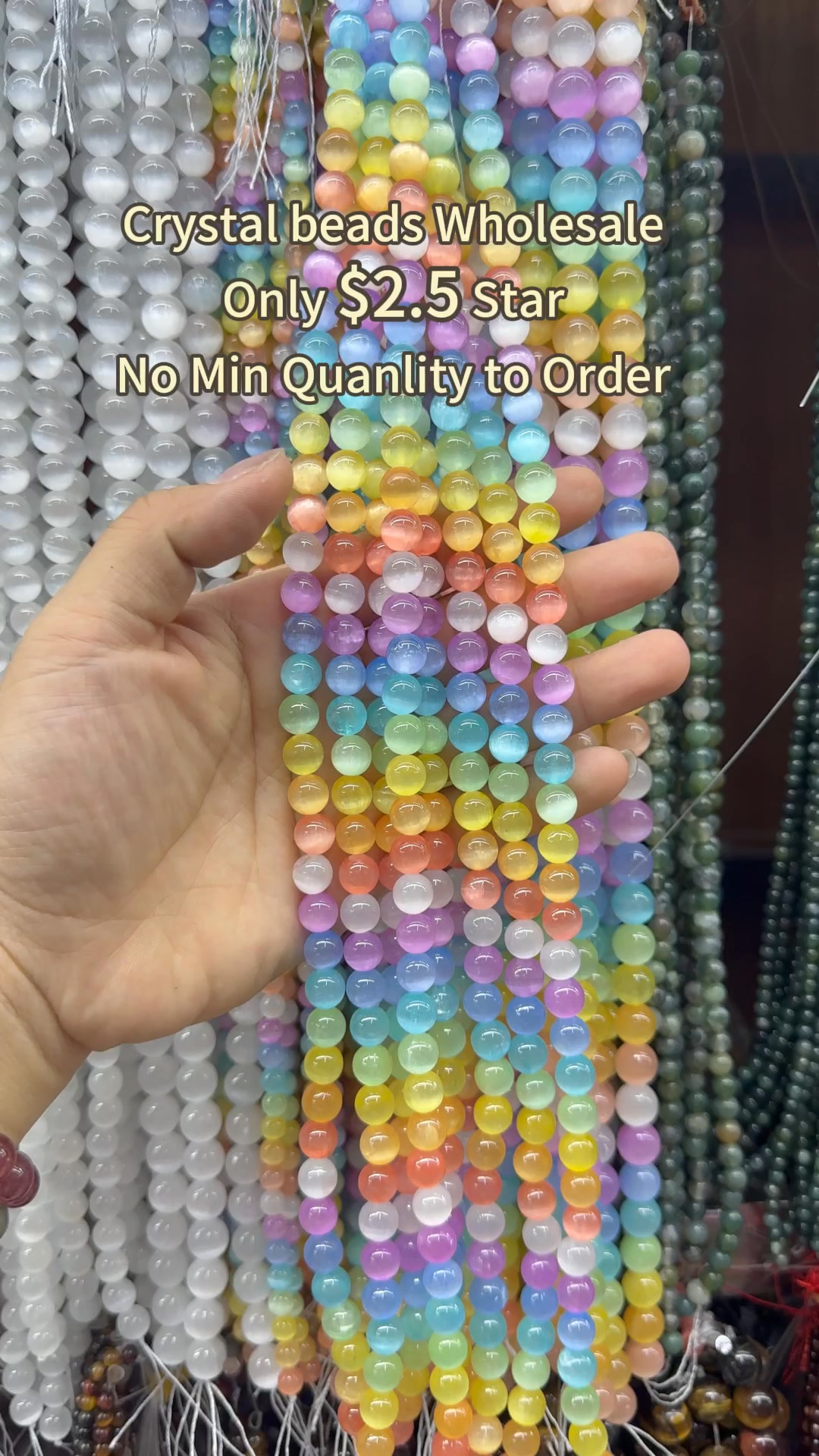 GMUGS Healing Jewelry Facebook ad: Starting $2.5 Any Strands Free shipping