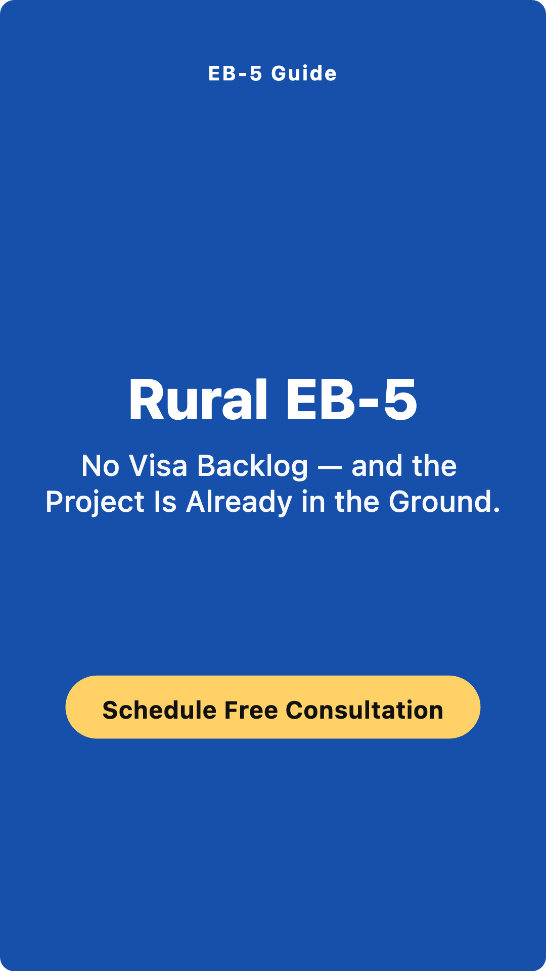 EB-5 Guide Facebook ad from Jun 17, 2026