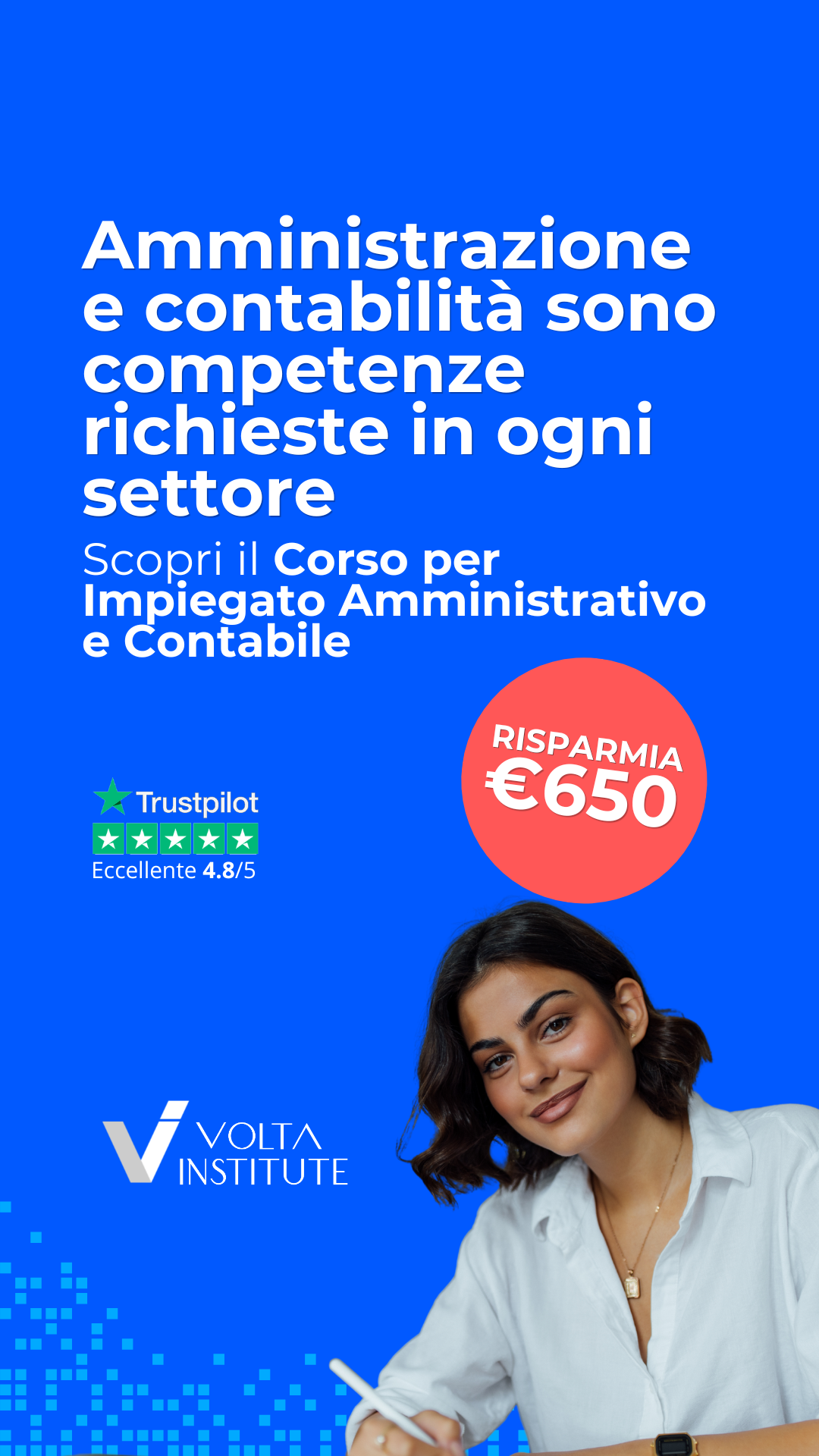 Volta Institute Facebook ad