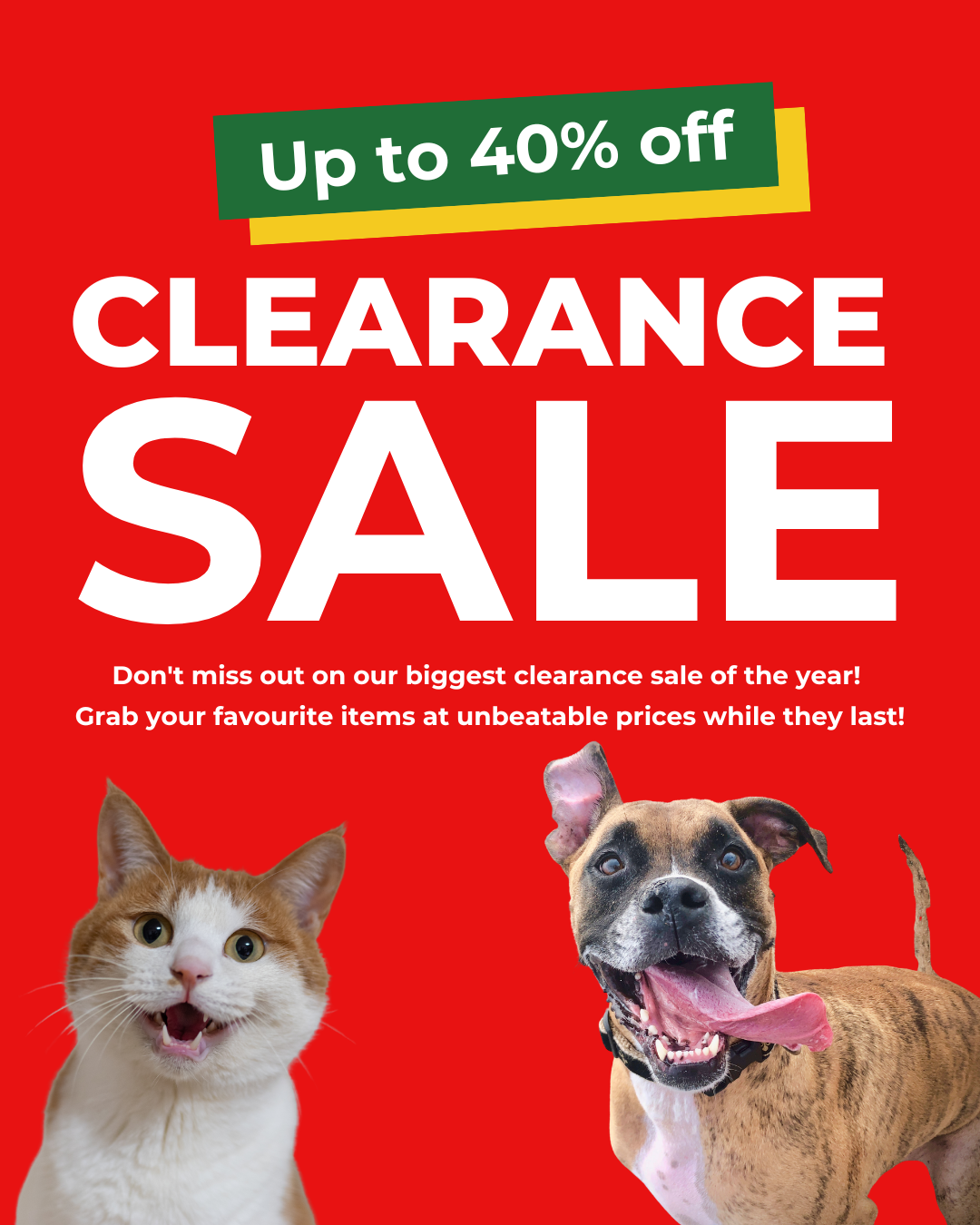 Budget Pet Products Facebook ad