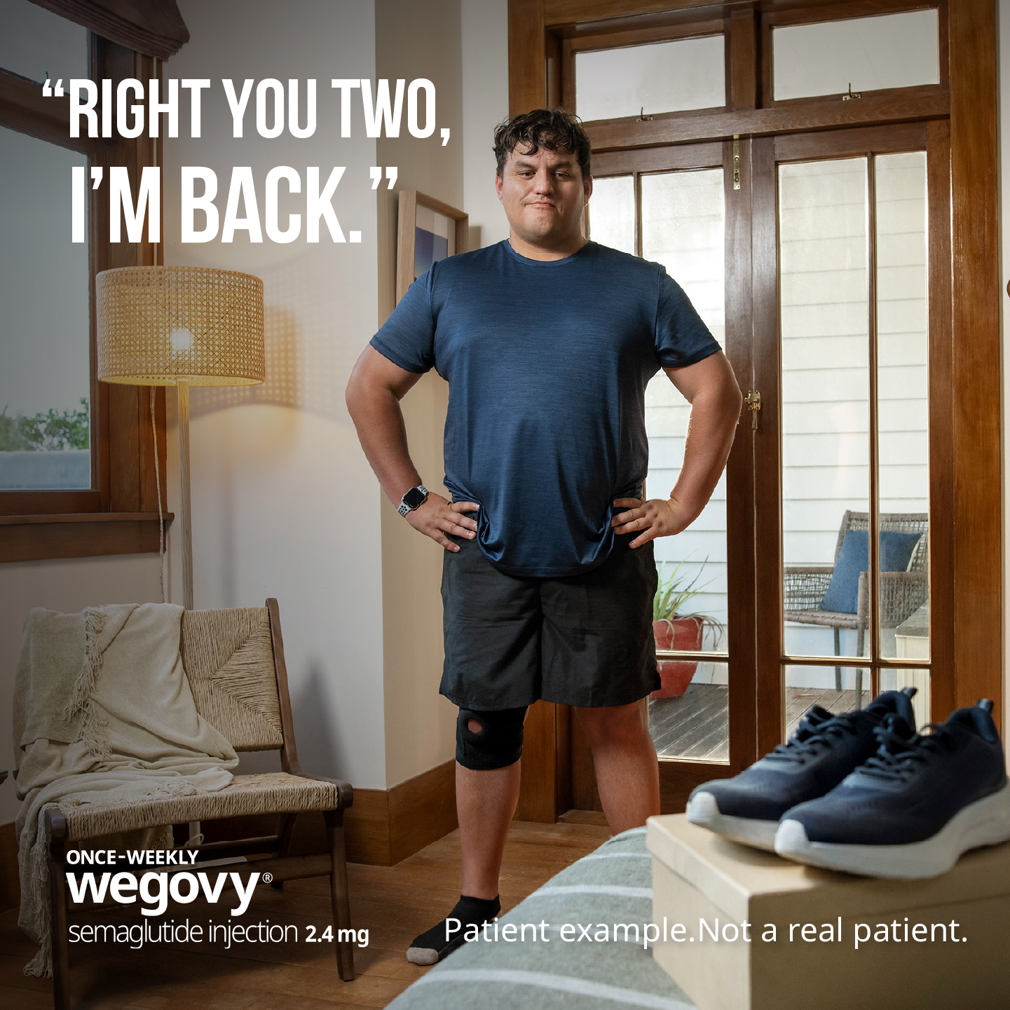 Novo Nordisk Facebook ad: Wegovy is the effective weight-loss medication that also…