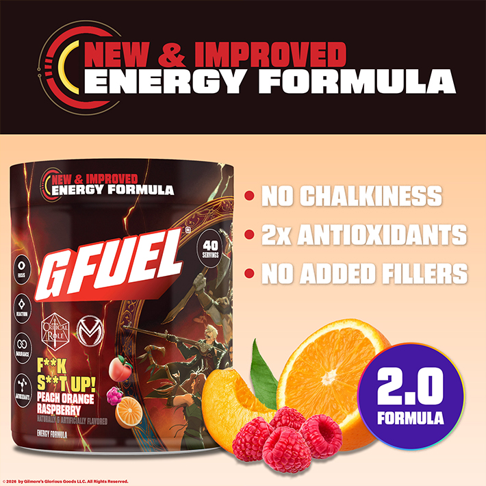 G FUEL Facebook ad
