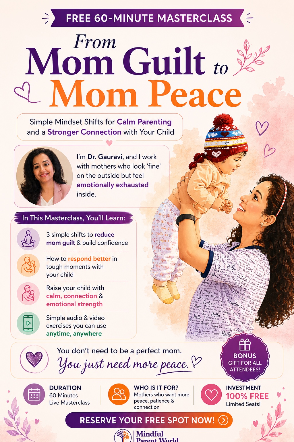 Mindful Parent Guide Facebook ad