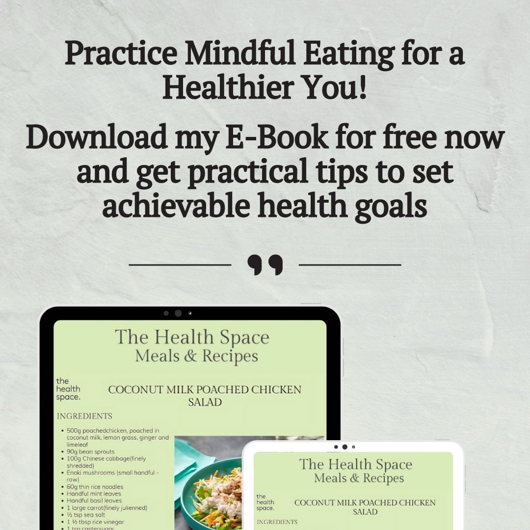 The health space Facebook ad: Healthy Eating Made Simple
