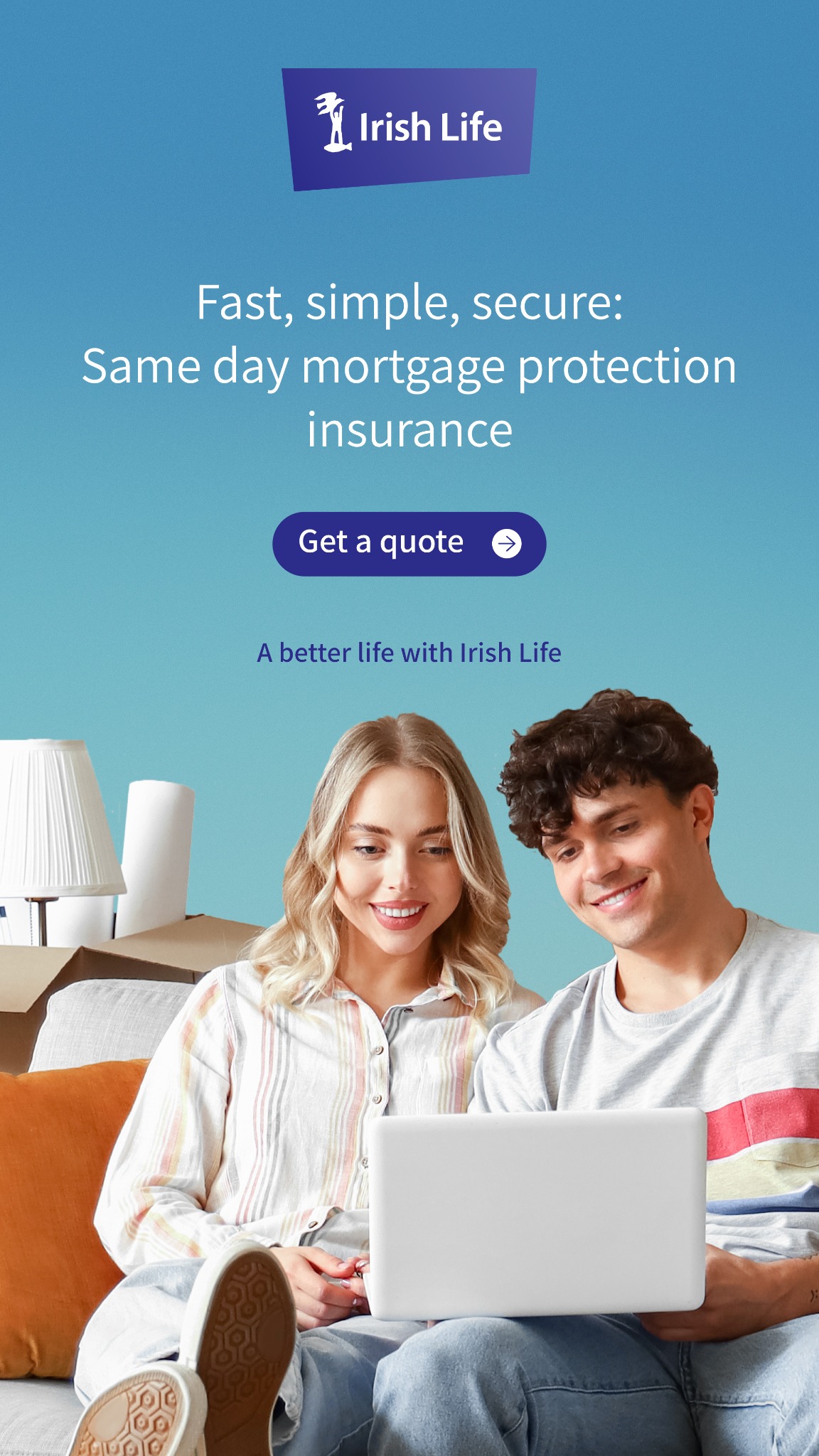 Irish Life Facebook ad from Mar 6, 2026