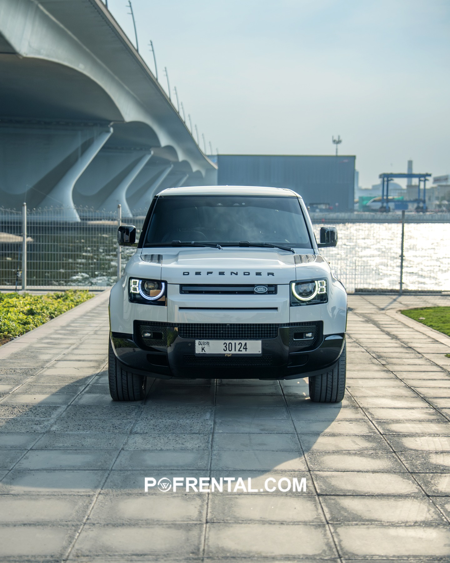 POF Rental - Luxury Car Rental Dubai Facebook ad: 𝐋𝐚𝐧𝐝 𝐑𝐨𝐯𝐞𝐫 𝐃𝐞𝐟𝐞𝐧𝐝𝐞𝐫 𝟗𝟎 𝐕𝟖