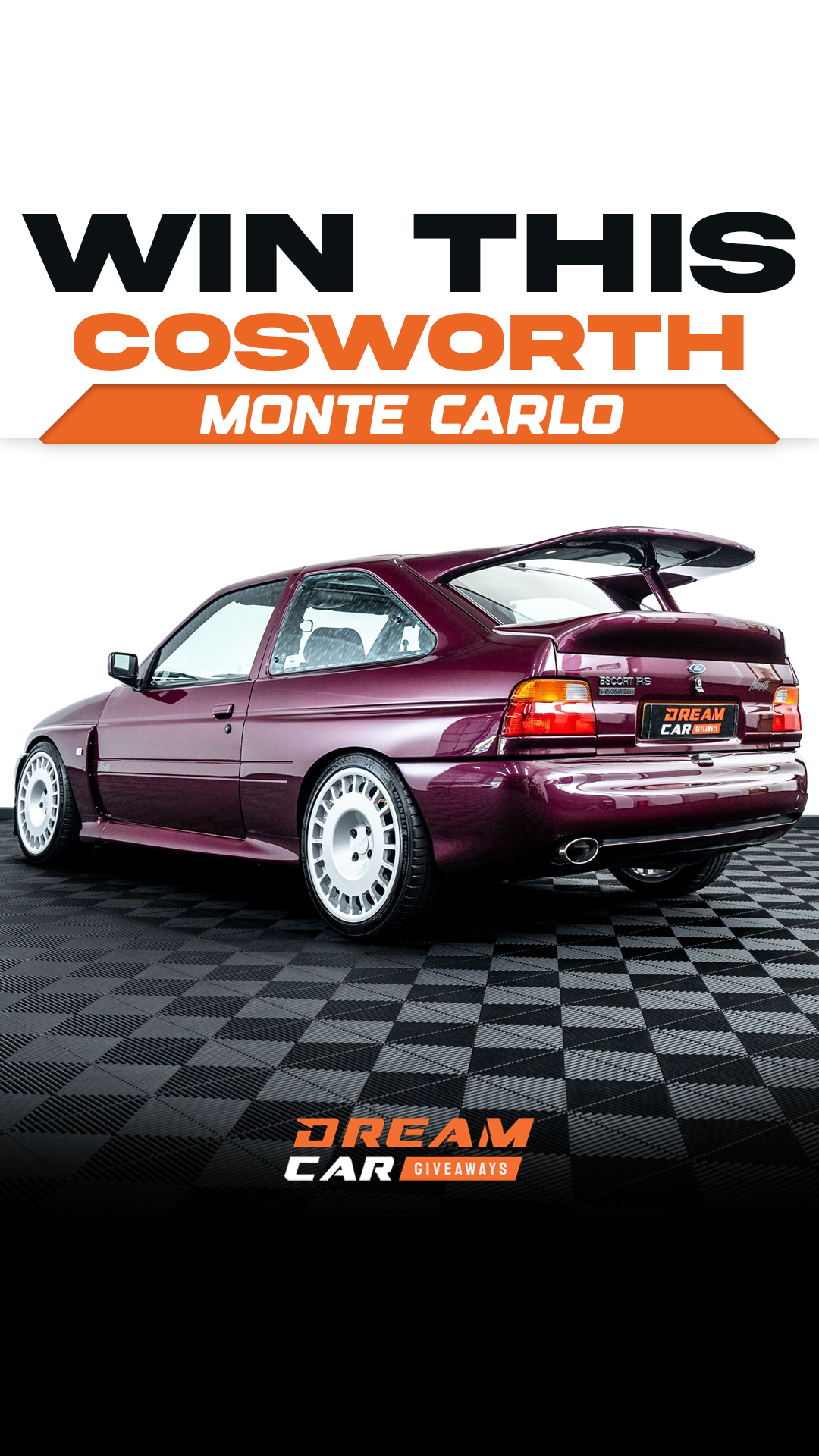 Dream Car Giveaways Facebook ad