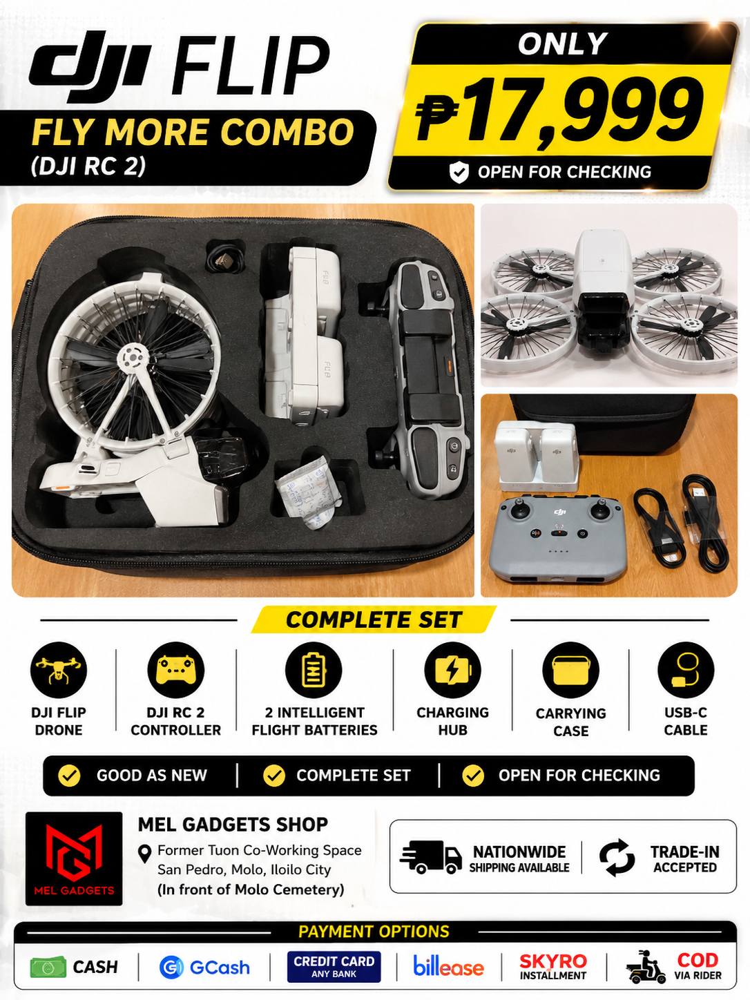 Mel Gadgets, etc. Facebook ad