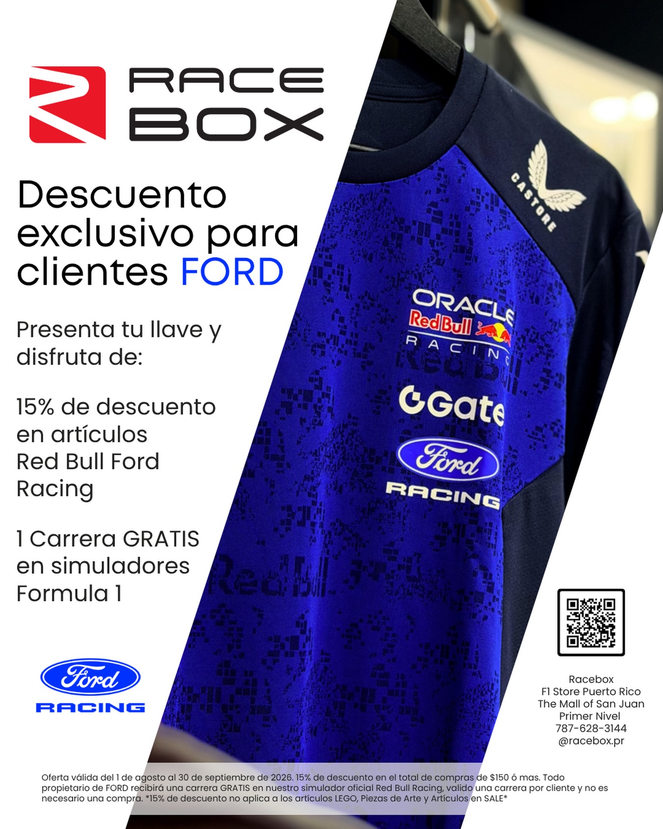 Victor Santiago Facebook ad: Presenta tu llave Ford en @racebox.pr y llévate…