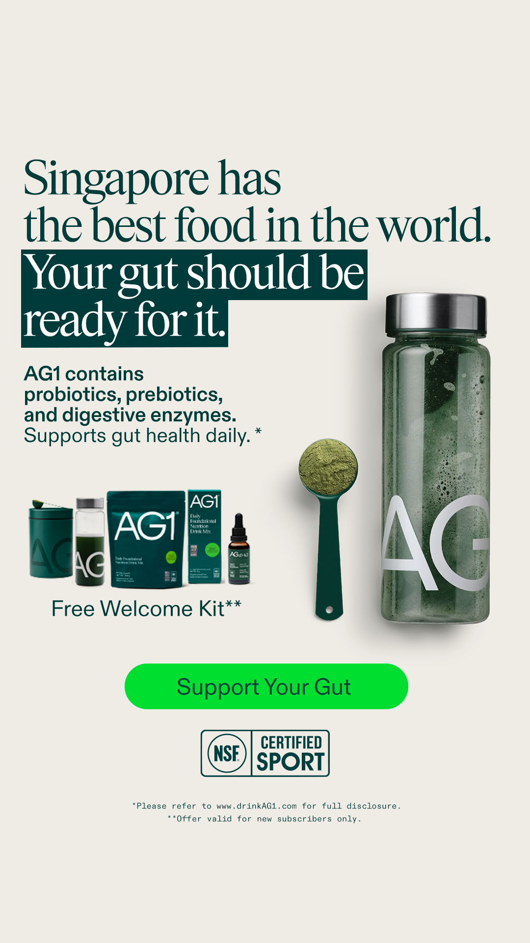 AG1 by Athletic Greens Facebook ad