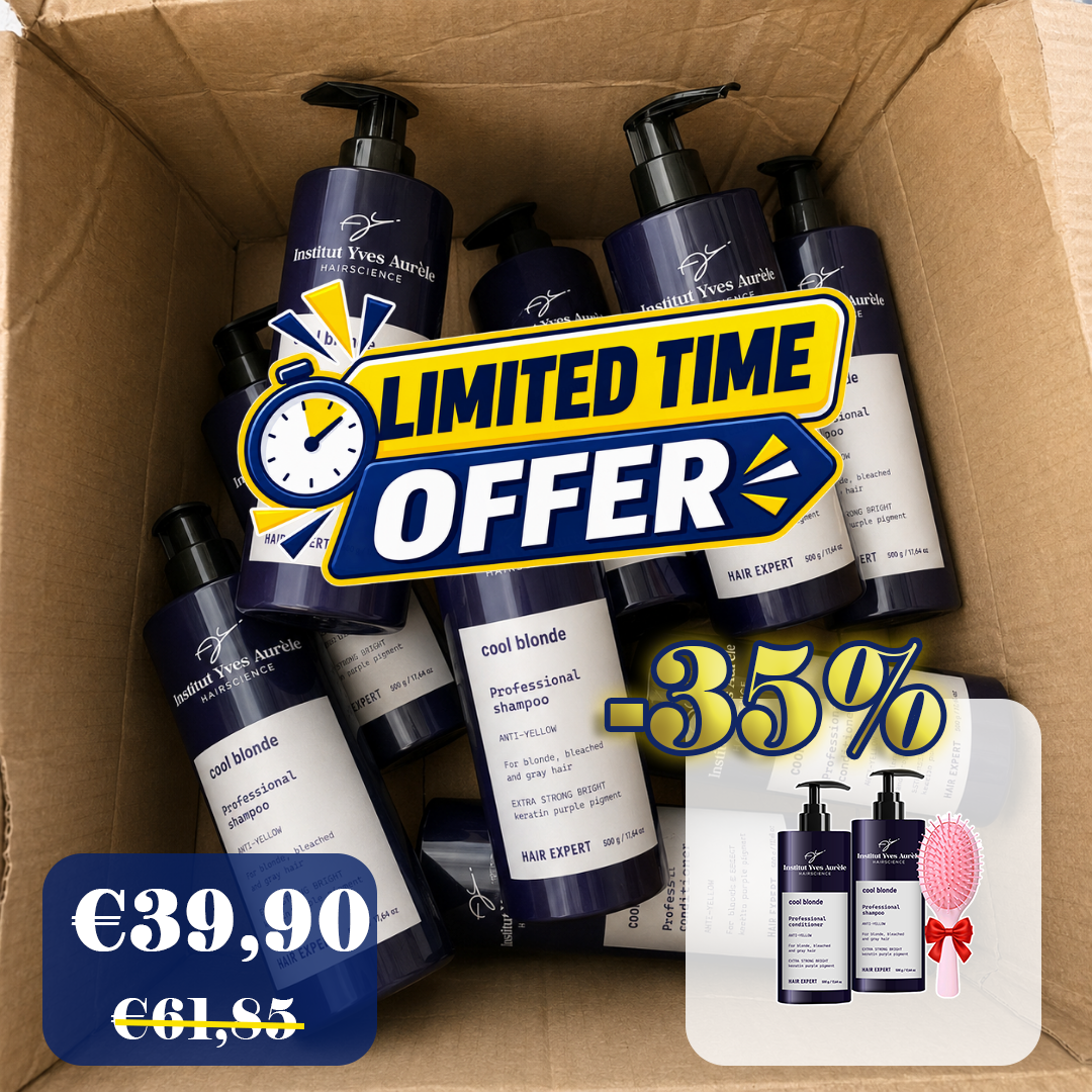 Moeacare.de Facebook ad: Atemberaubendes Blond!