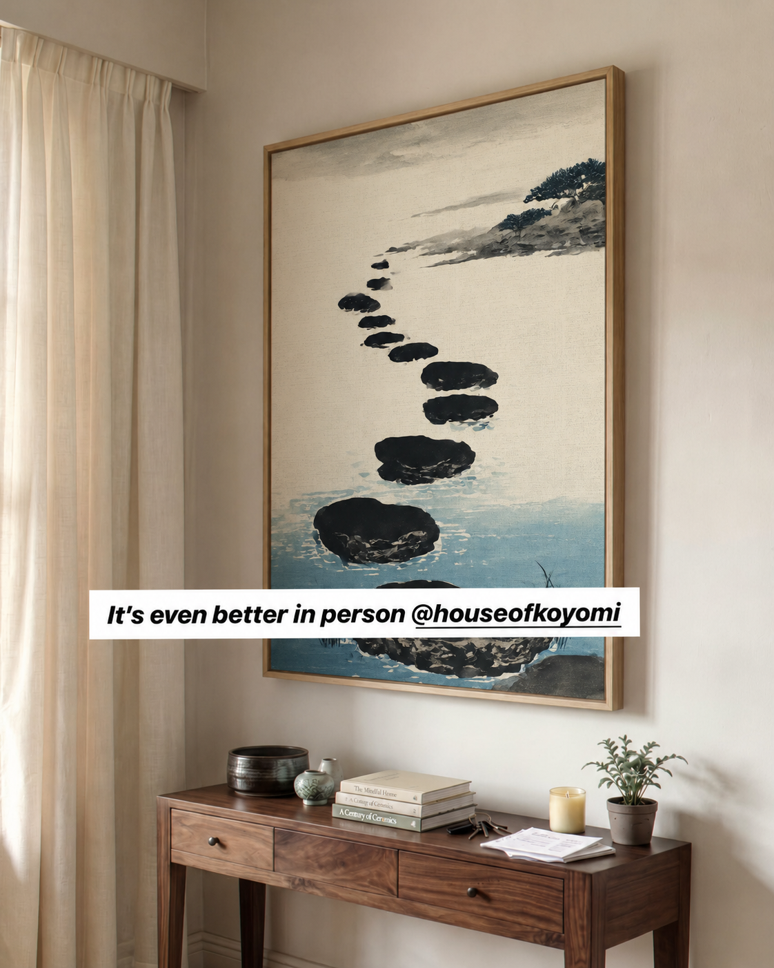 House of koyomi Facebook ad: Turn blank walls into your favorite room.