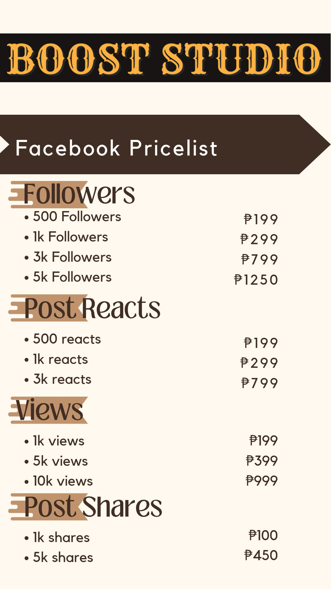 The Boosting Studio Facebook ad: Hello, Do you want to grow your social…