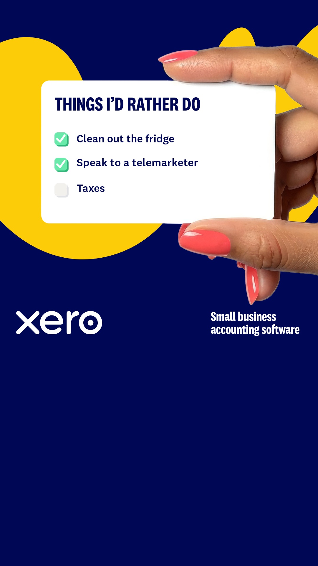 Xero Facebook ad
