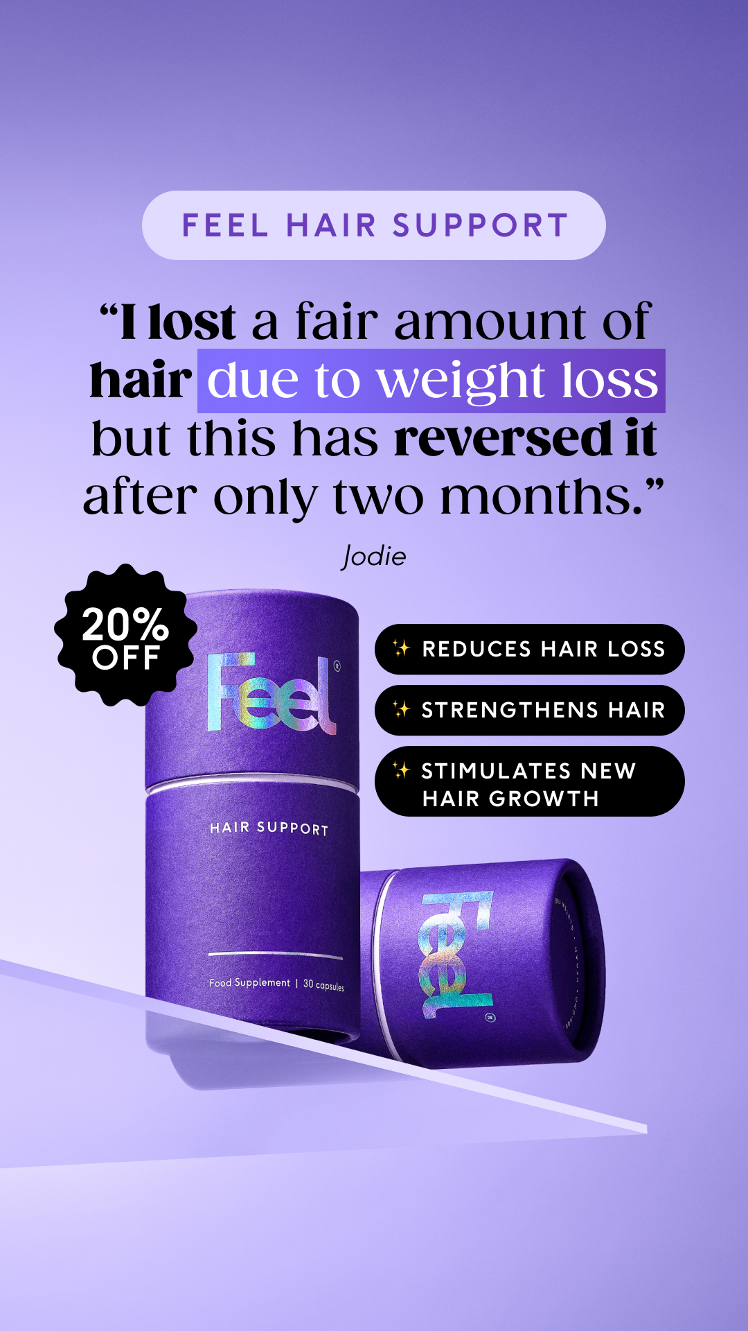 Feel Facebook ad