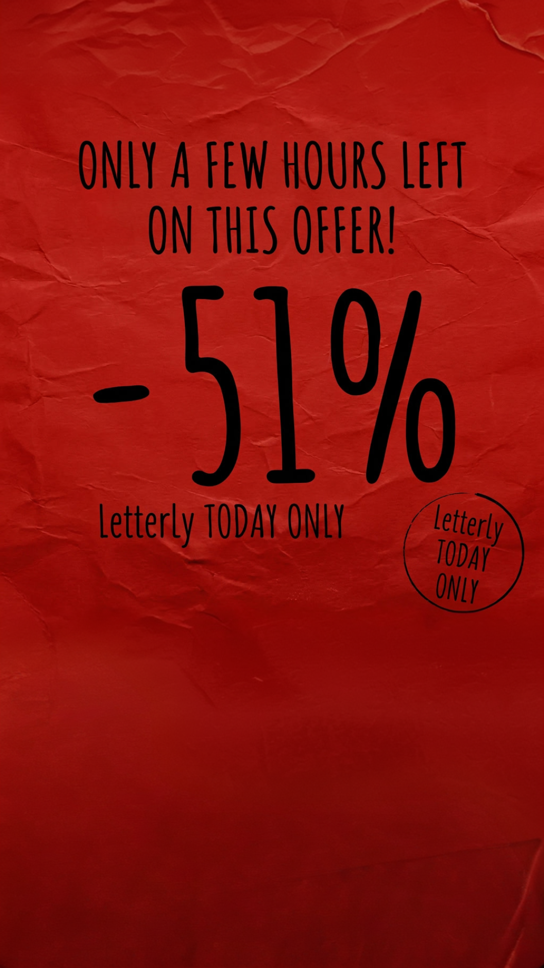 Letterly Facebook ad