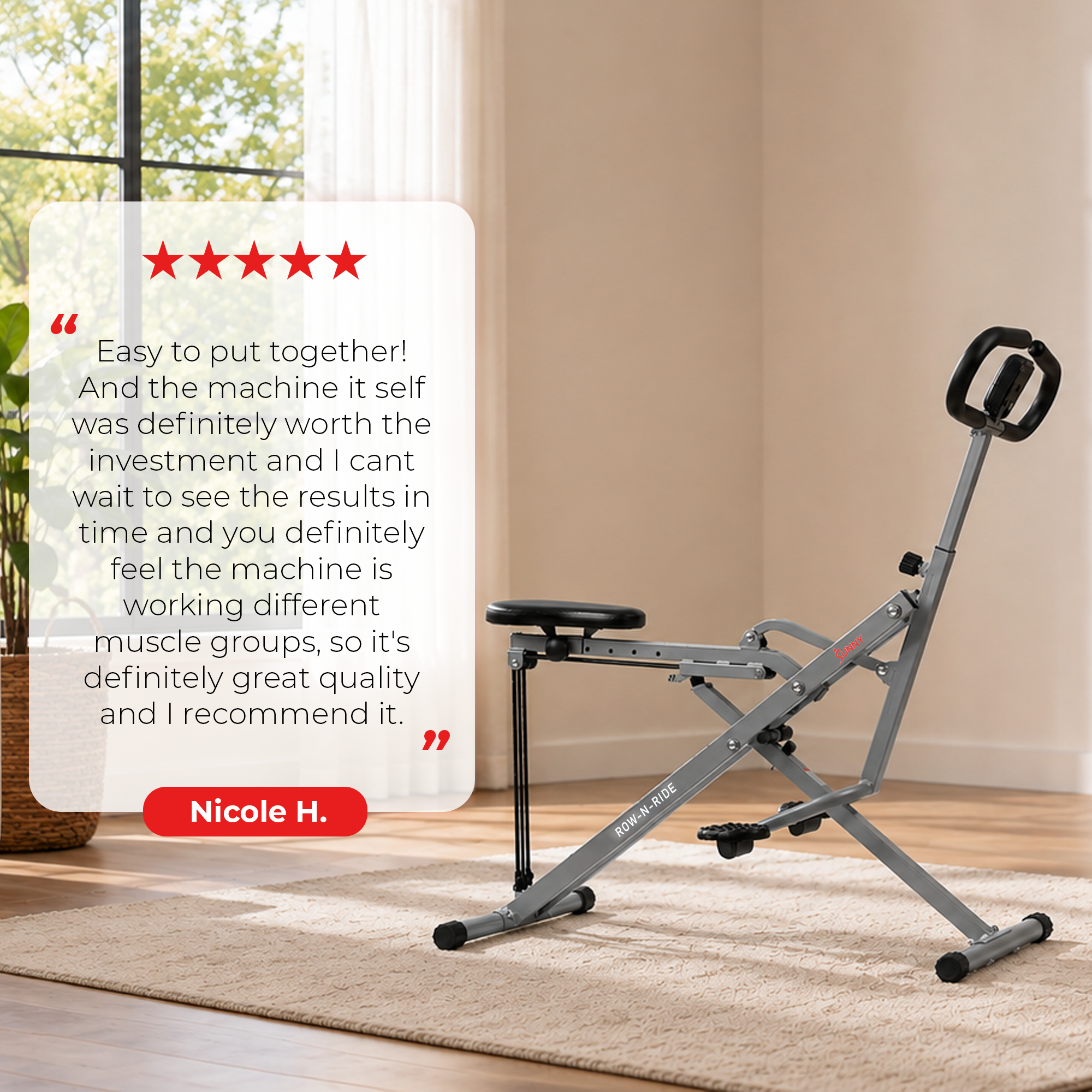 Sunny Health & Fitness Facebook ad