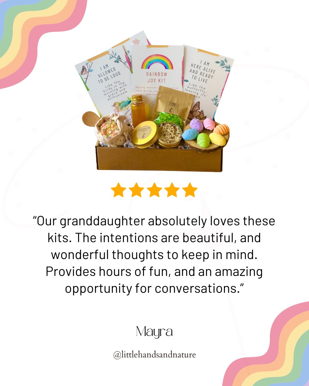 Little Hands and Nature Facebook ad: Messages like this always make me pause for…