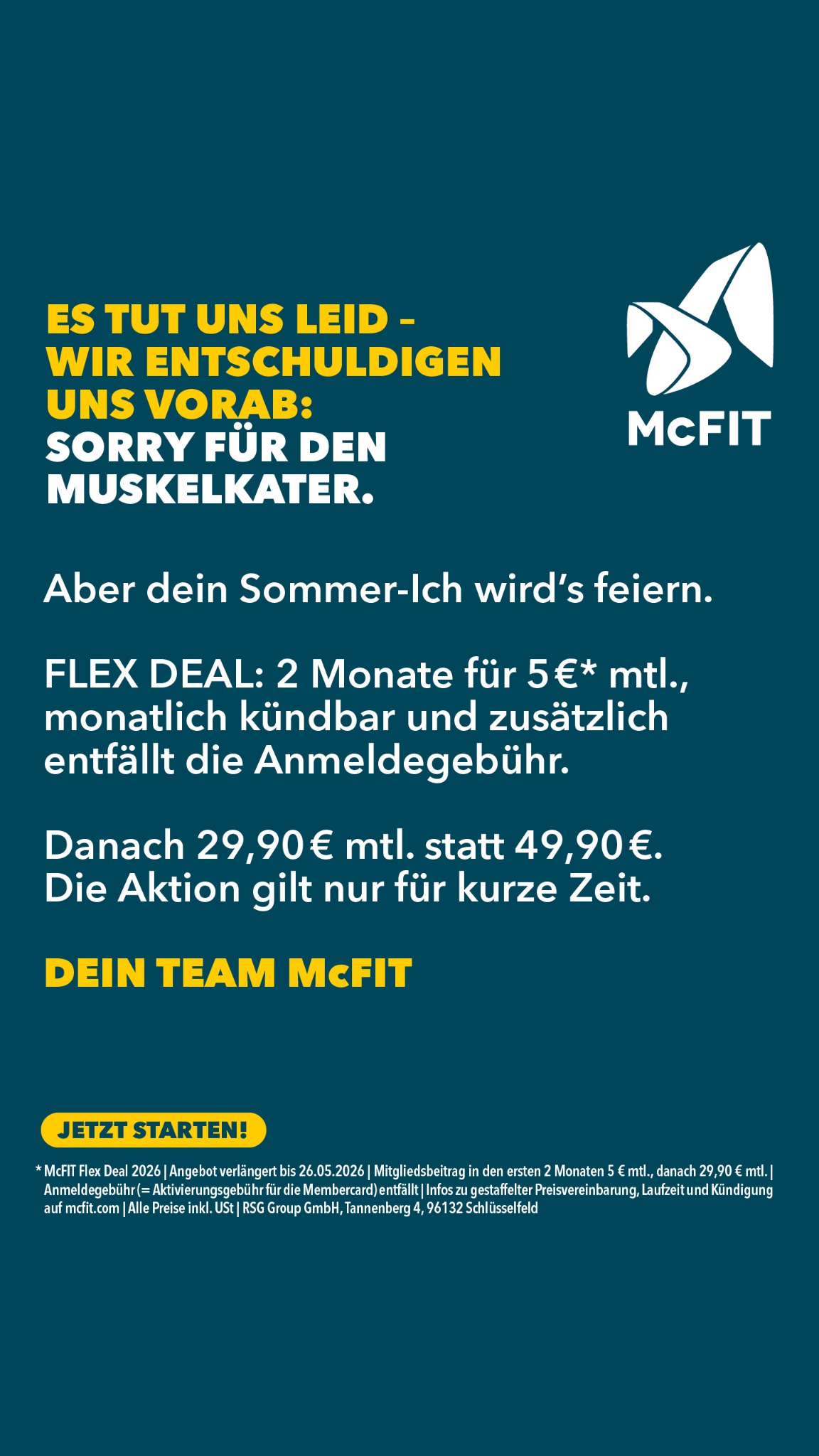 McFIT Facebook ad