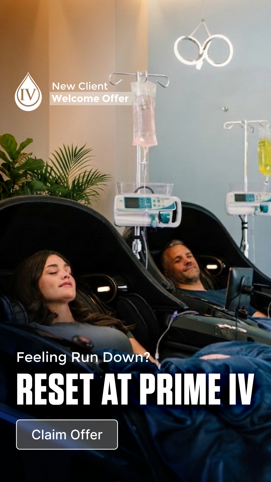 Prime IV Hydration & Wellness Facebook ad from May 7, 2026