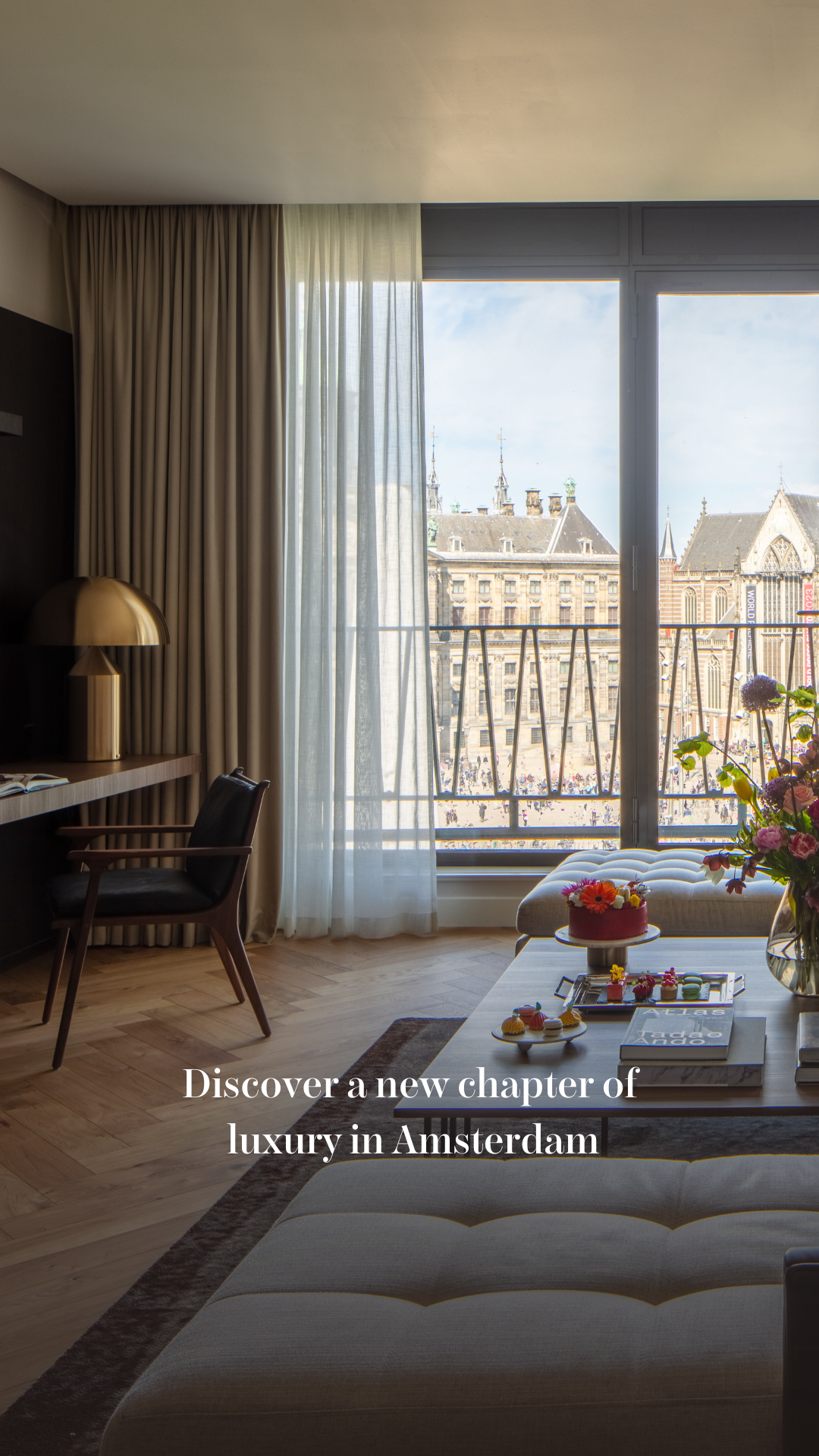 Anantara Grand Hotel Krasnapolsky Amsterdam Facebook ad: For your next journey to Amsterdam, choose elevated…
