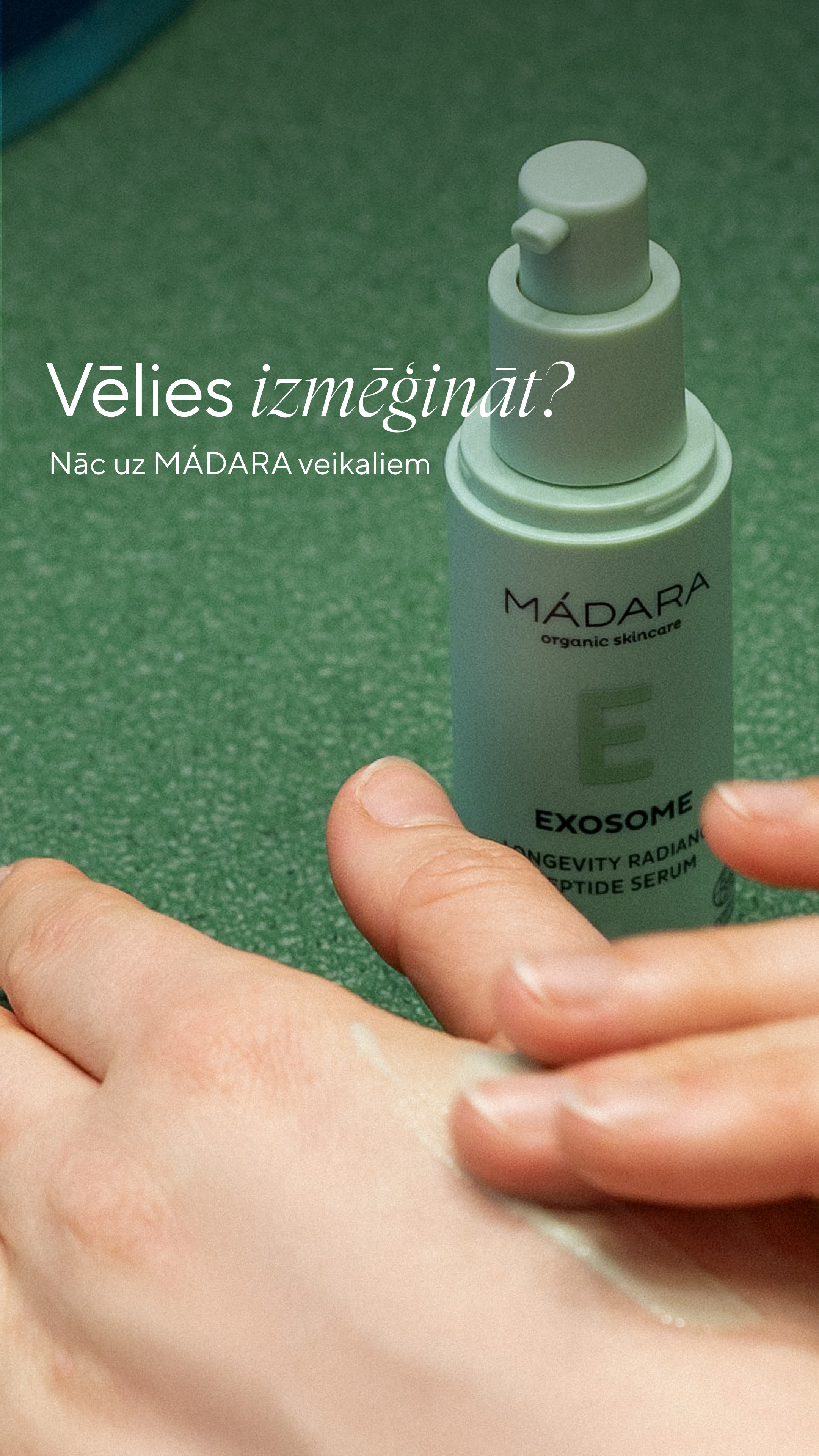 Mádara Organic Skincare Facebook ad