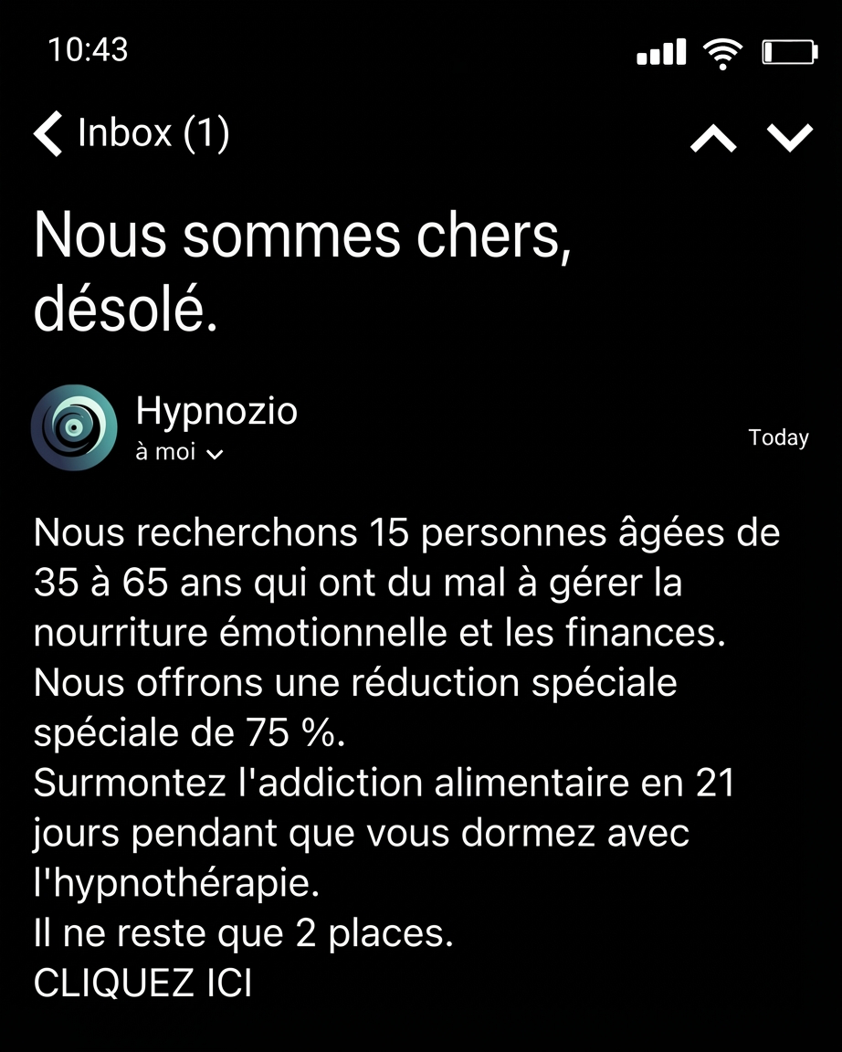 Hypnozio: power of hypnotherapy Facebook ad