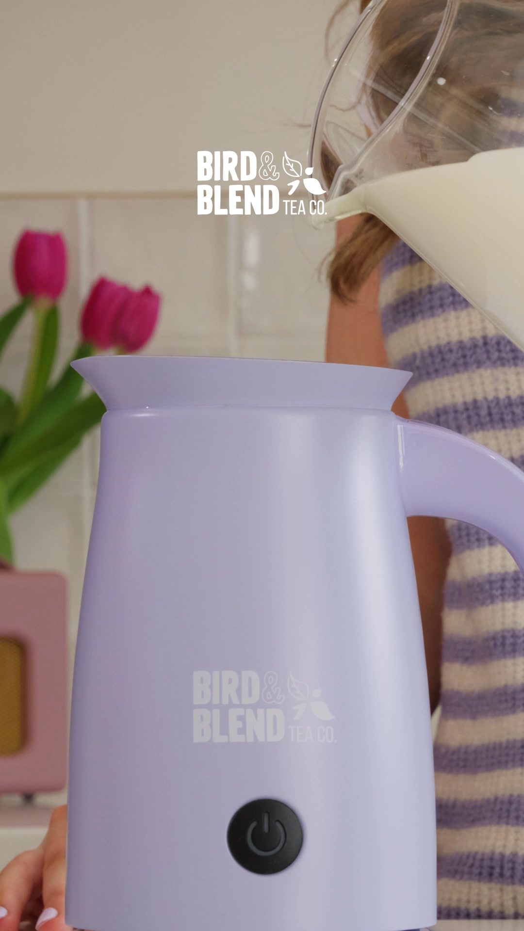 Bird & Blend Tea Co. Facebook ad: Matcha latte Magic Whisk