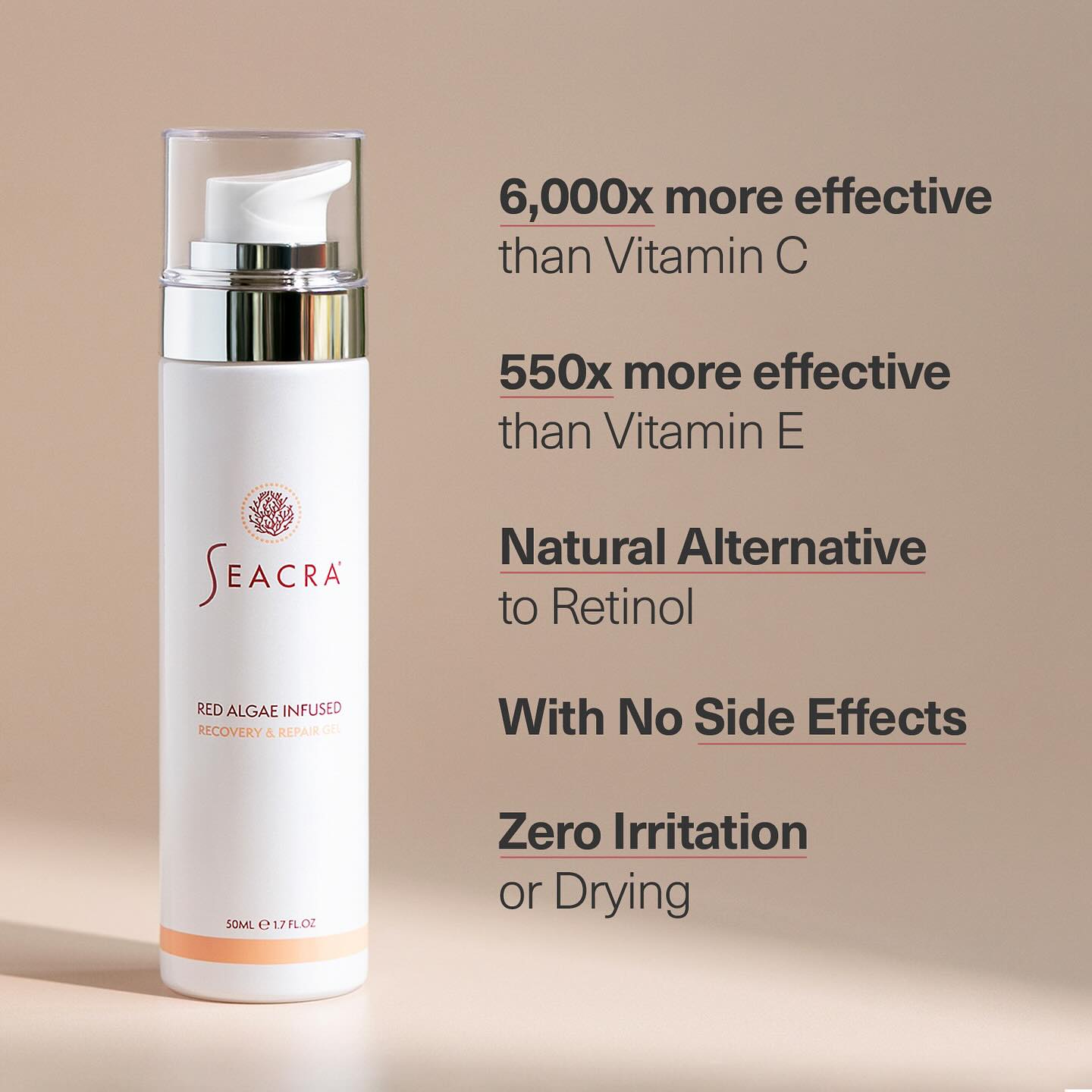 Seacra Skincare Facebook ad