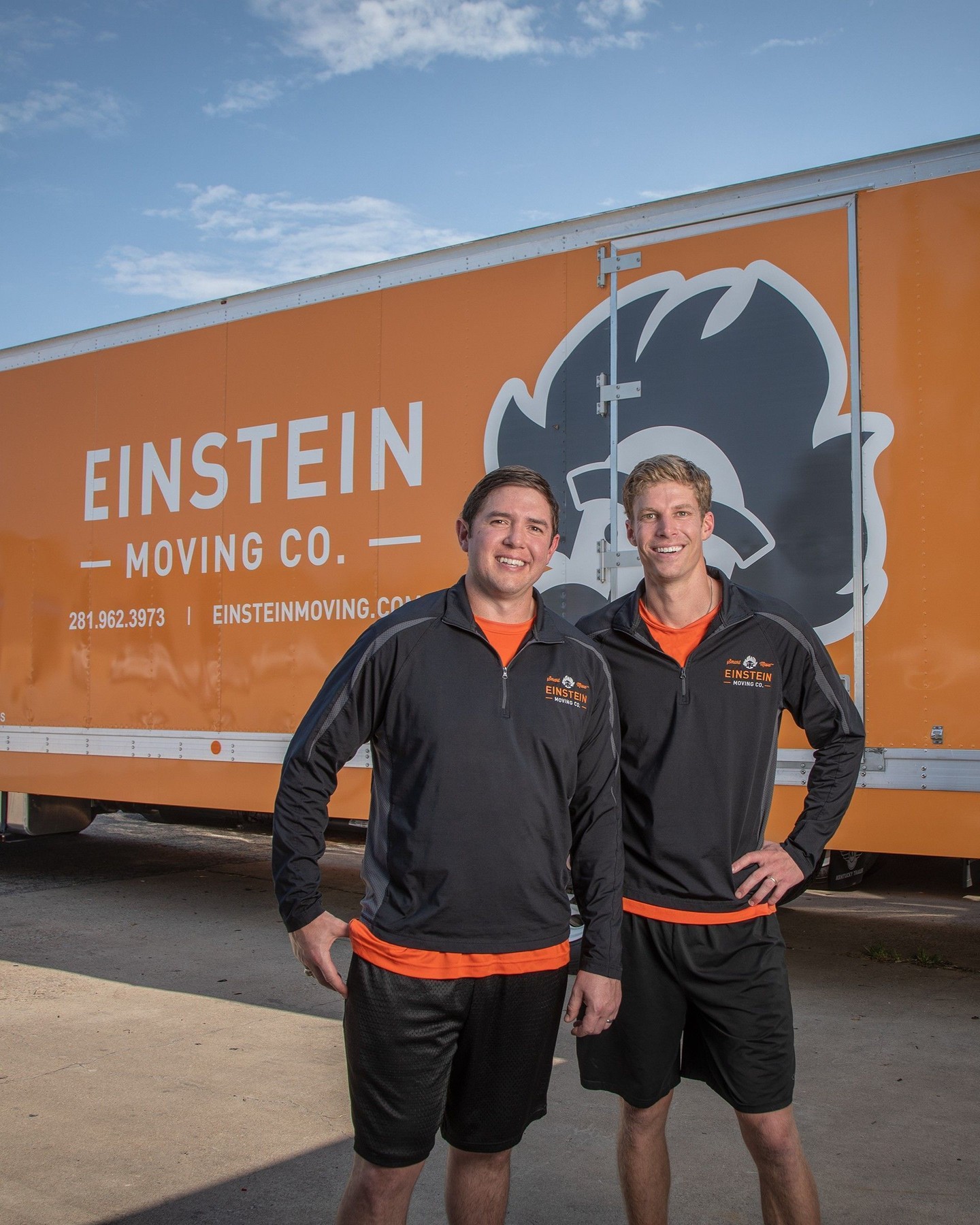 Einstein Moving Company Facebook ad