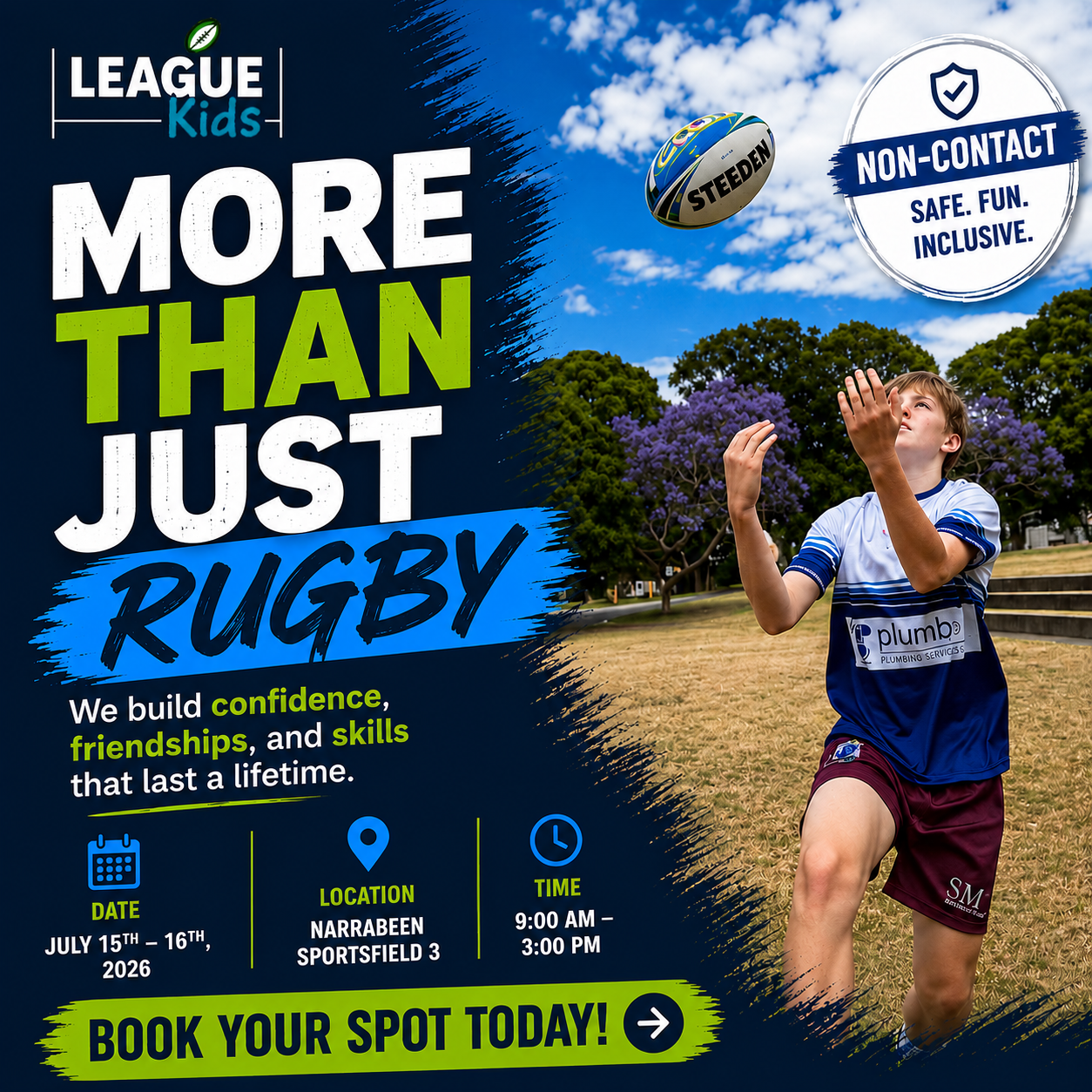 LeagueKids Facebook ad