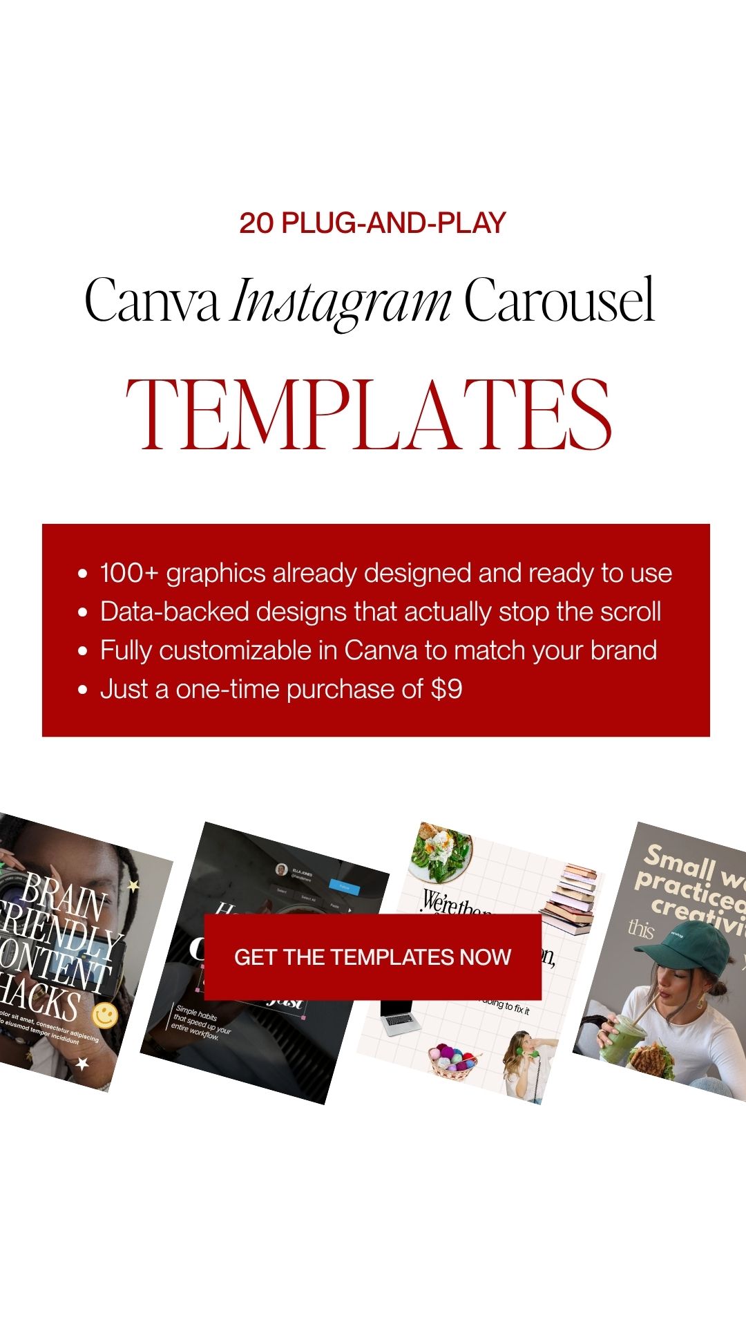 Highflier Powerhouse Facebook ad: Ready-to-use Canva Instagram Carousel Templates