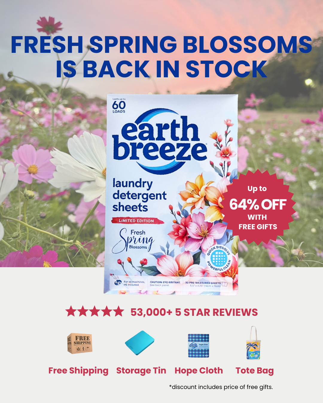 Earth Breeze Facebook ad