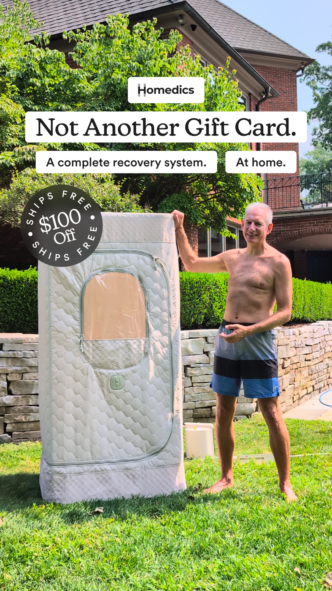 Homedics Facebook ad