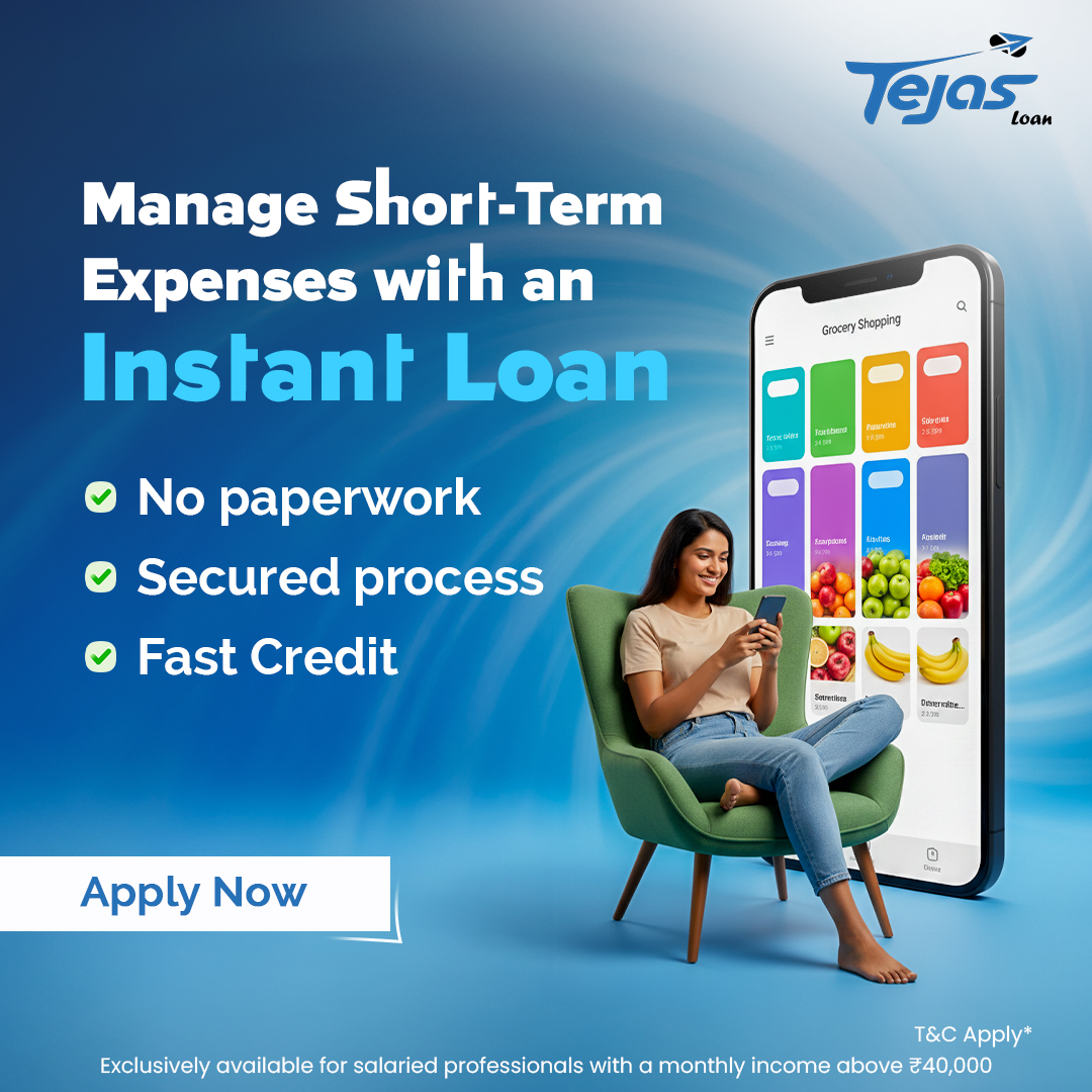 Tejas Loan Facebook ad: Instant Loans with Tejas Loan