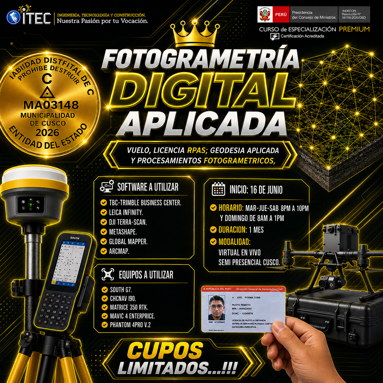 ITEC - SEDE Principal. Facebook ad from Jun 3, 2026