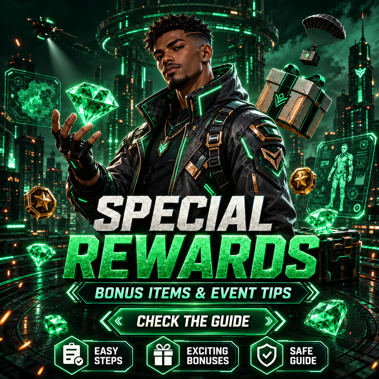123123 Facebook ad: Free Fire Events & Reward Guide