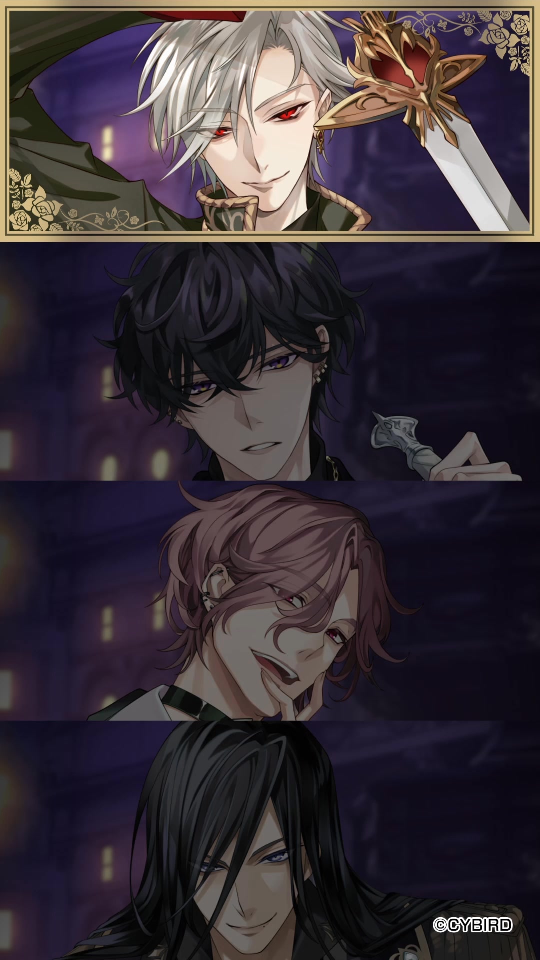 Cybird Ikémen Series Facebook ad: Villains Dating Sim Game