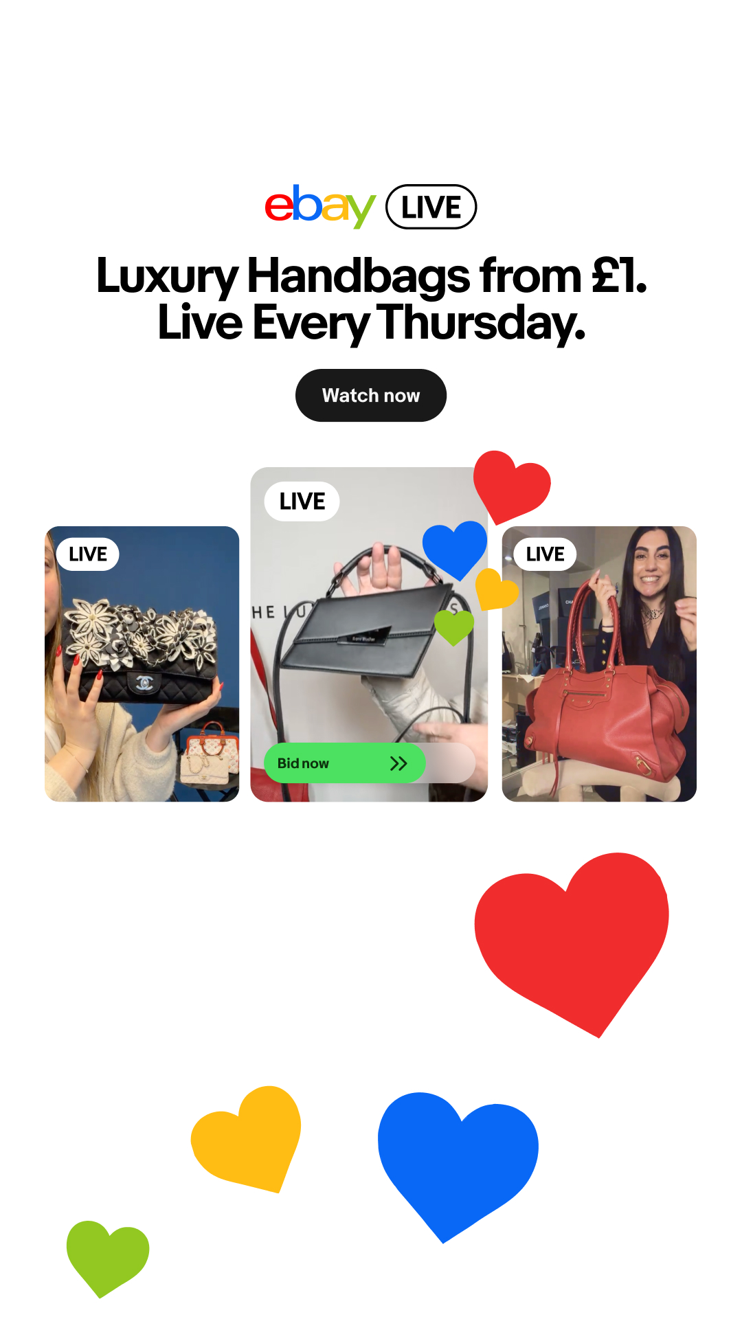 eBay Live UK Facebook ad