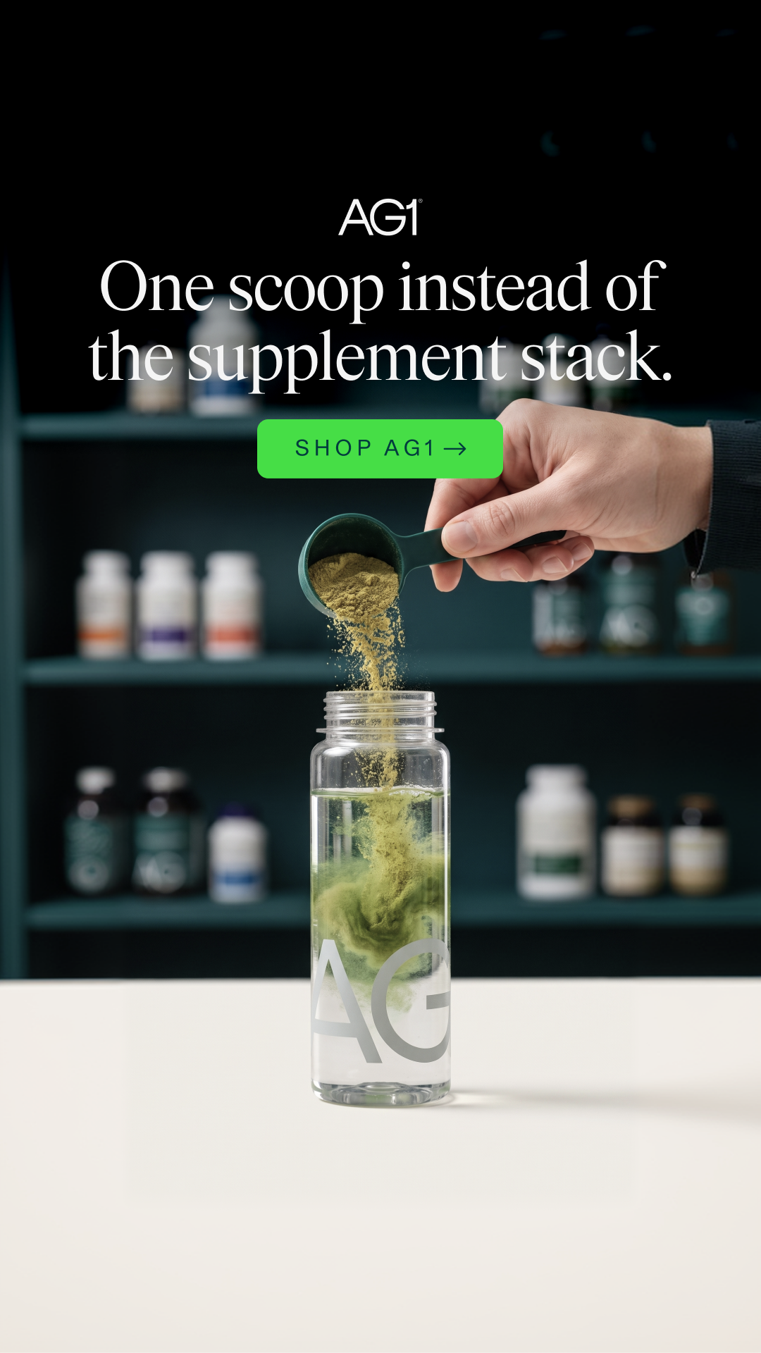 AG1 by Athletic Greens Facebook ad