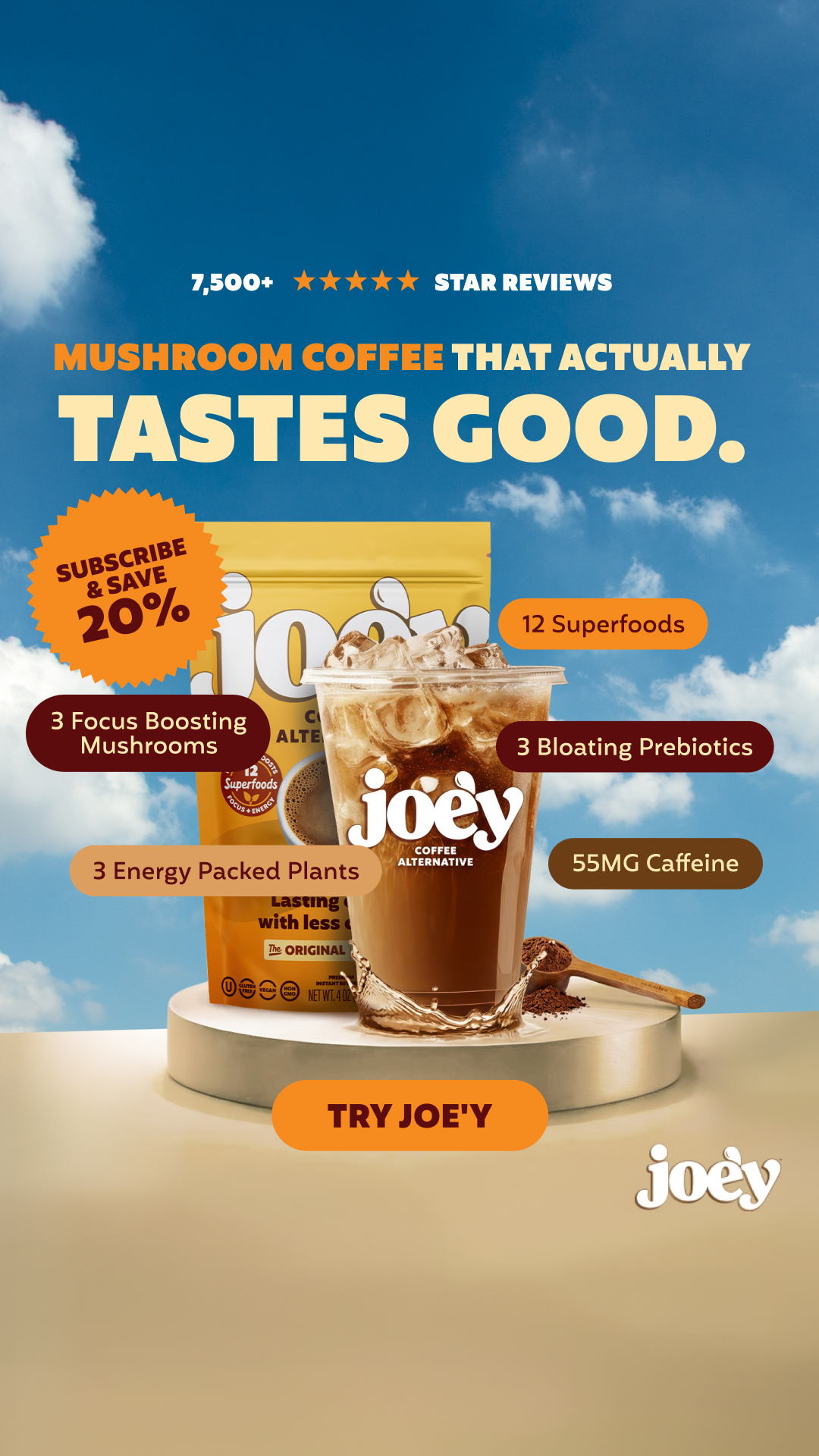 Joe'y Facebook ad