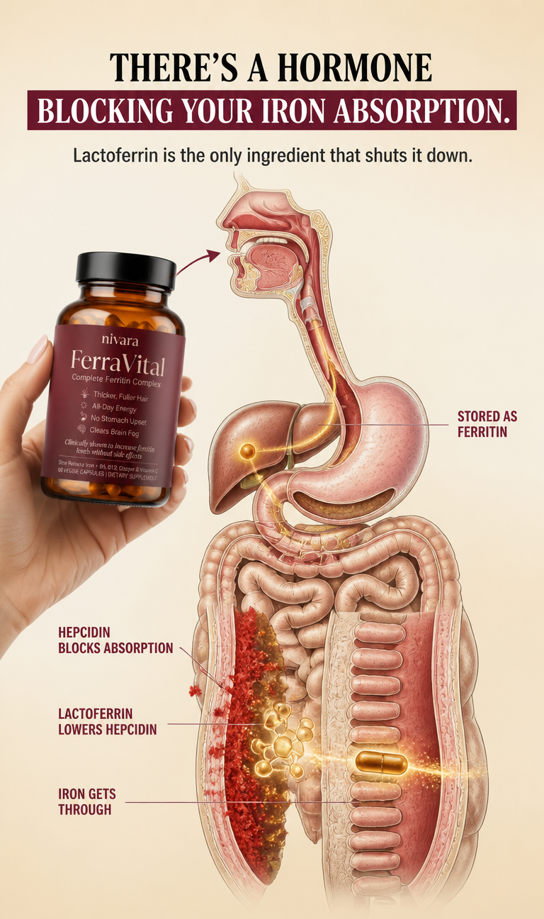 Hair Loss & Iron Deficiency Facebook ad