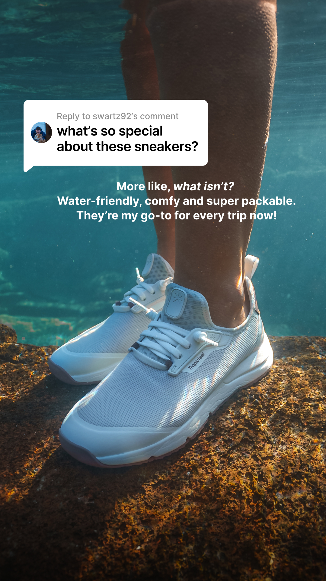 Tropicfeel Facebook ad